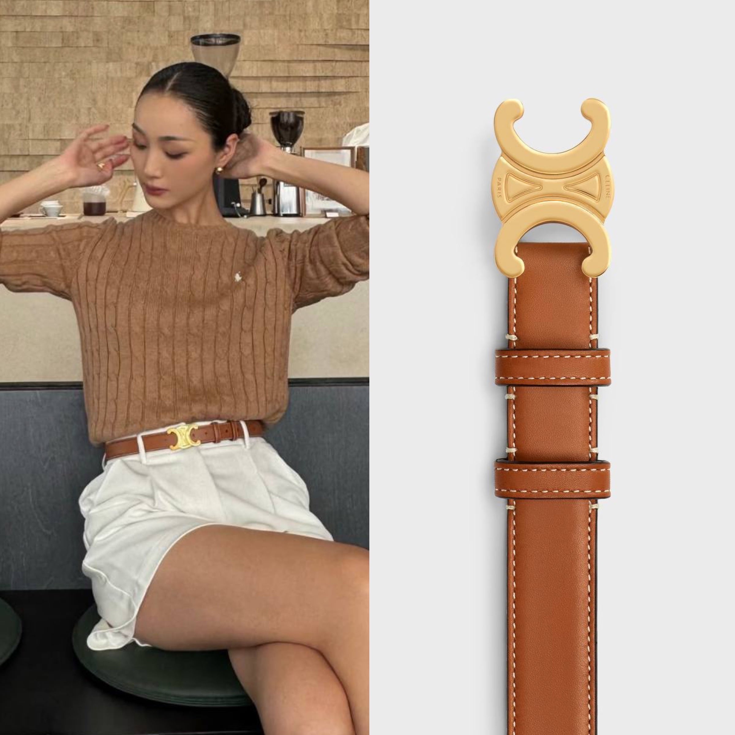 限時優惠✨訂貨🍒Celine 2.5cm belt  Size 75/80/85/90