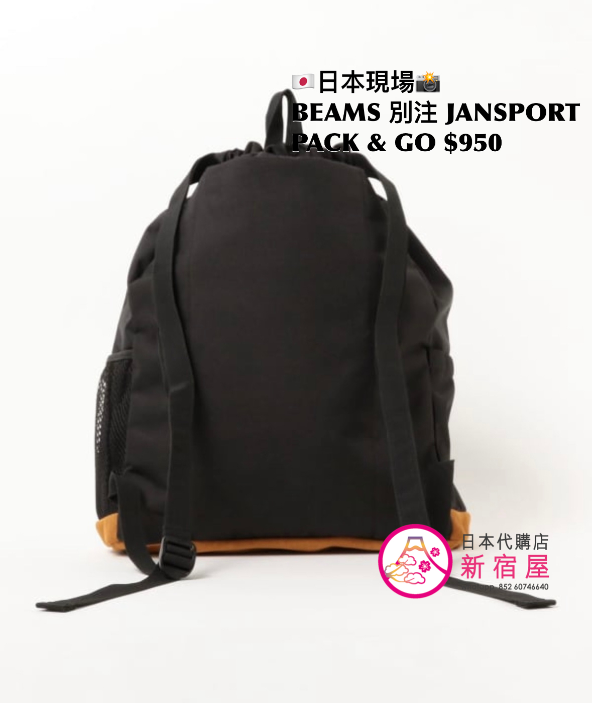 BEAMS 別注 JANSPORT PACK & GO