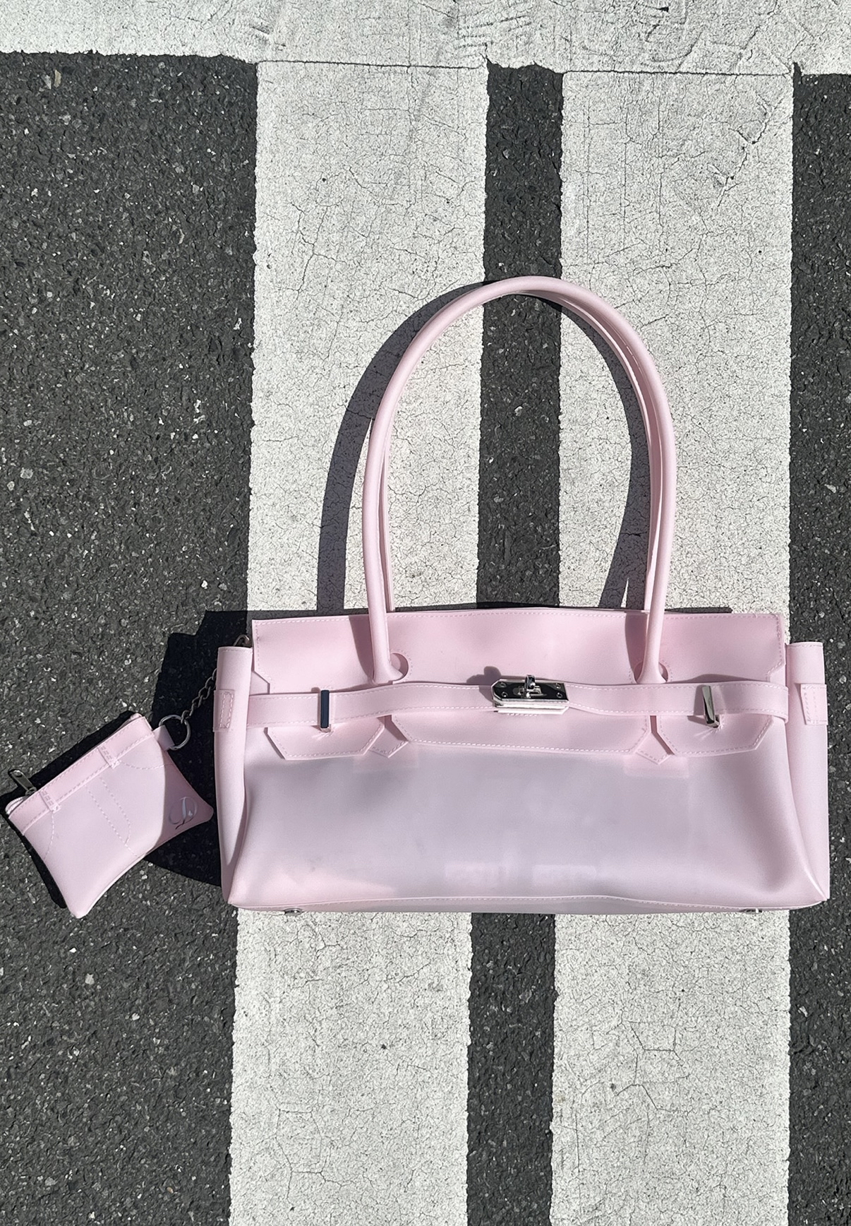 DEINET JELLY TWO-WAY BAG IN PINK