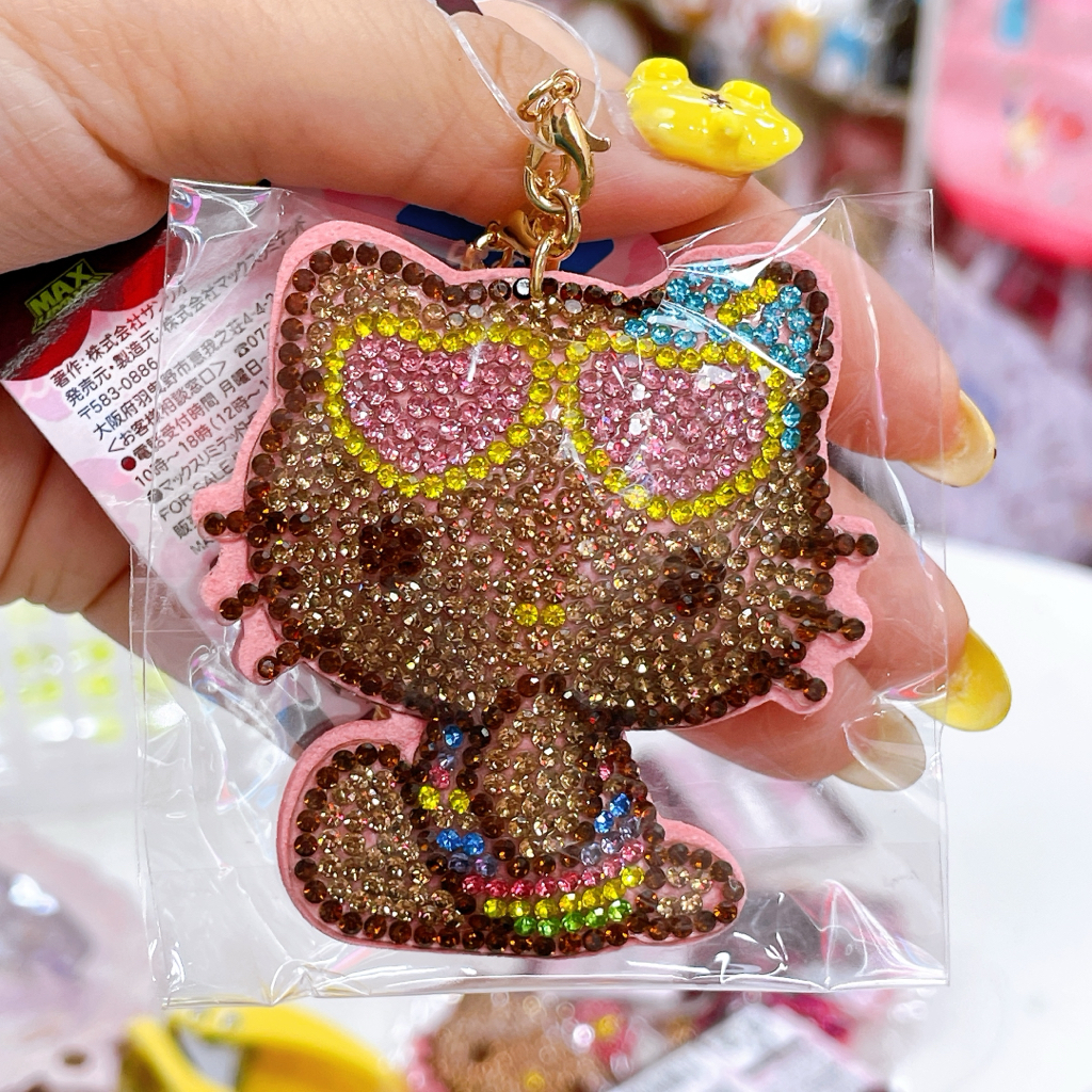 日本直送Hello Kitty閃石鎖匙扣掛飾