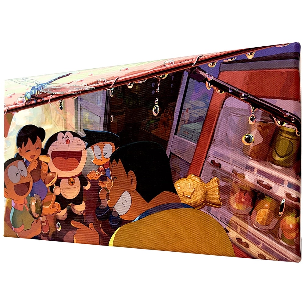 [訂購] 多啦A夢電影藝術微噴版畫 《海底鬼岩城》 Doraemon電影插畫