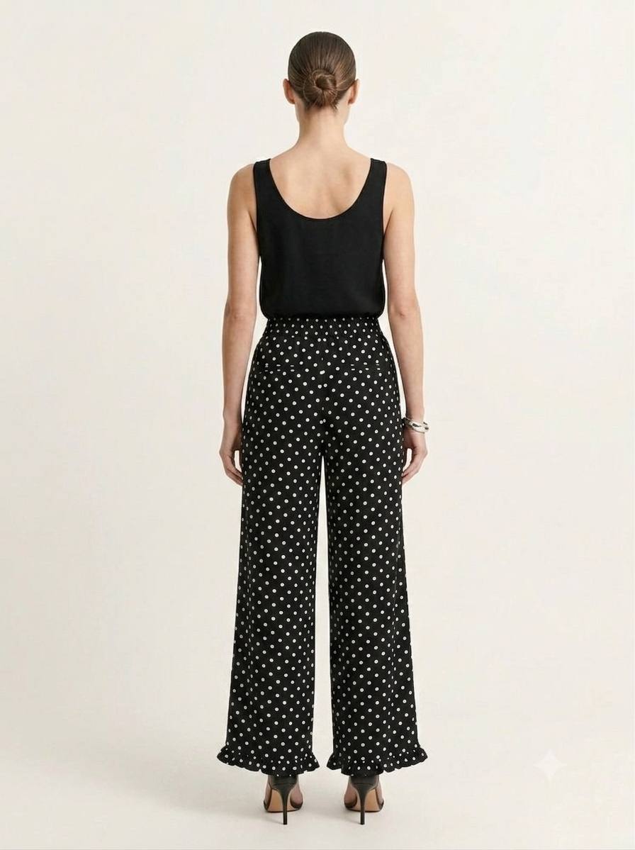 W6265 - Polka Dot Long Pants