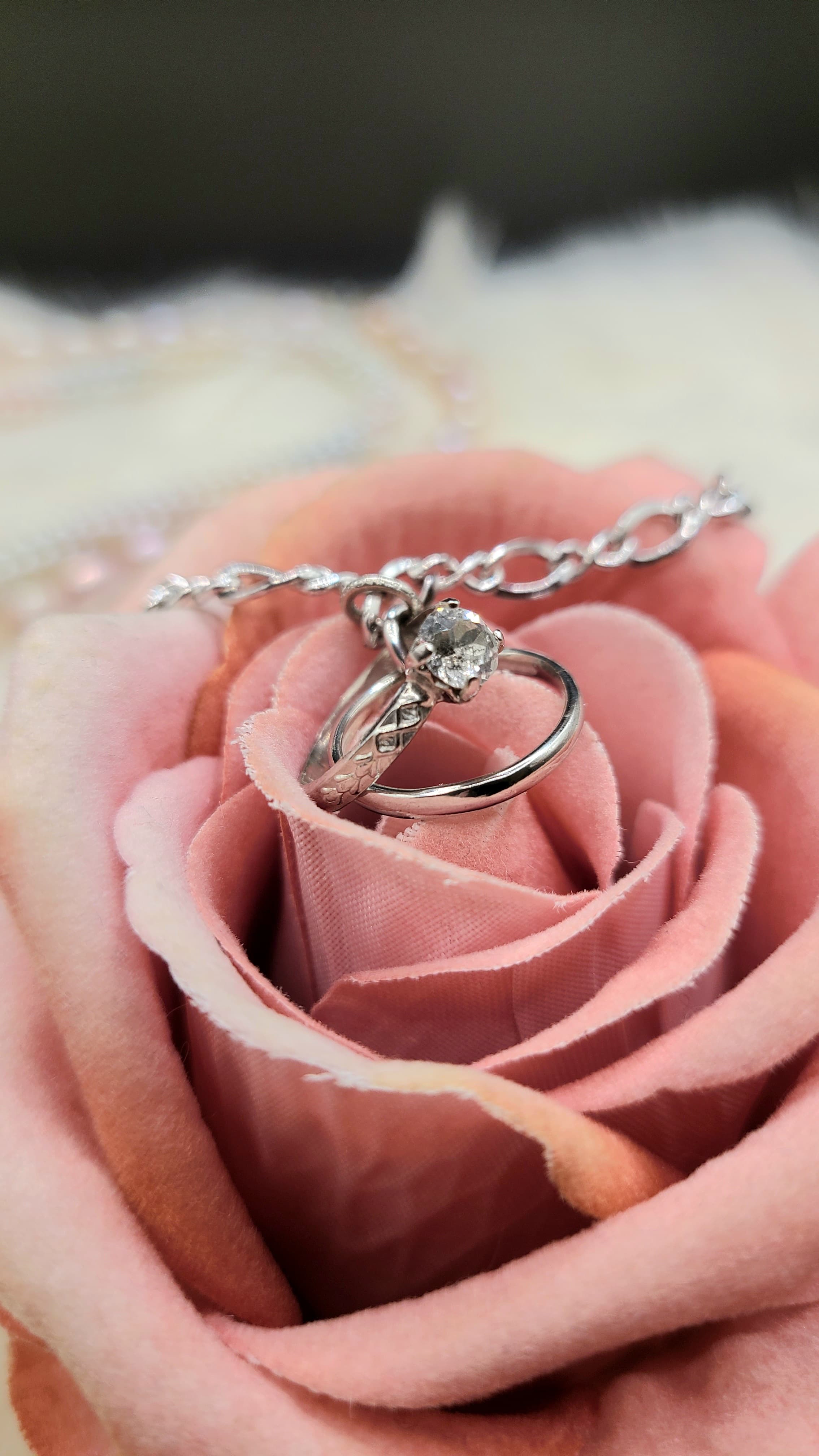 Danecraft 對戒吊飾純銀手鍊