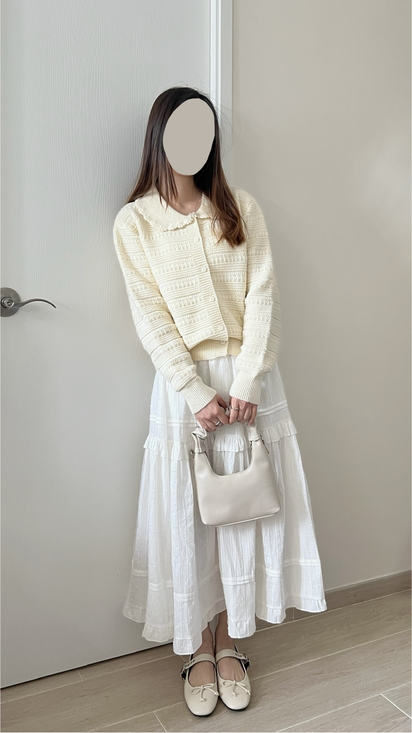 娃娃領甜美花紋上衣 可2穿 現貨