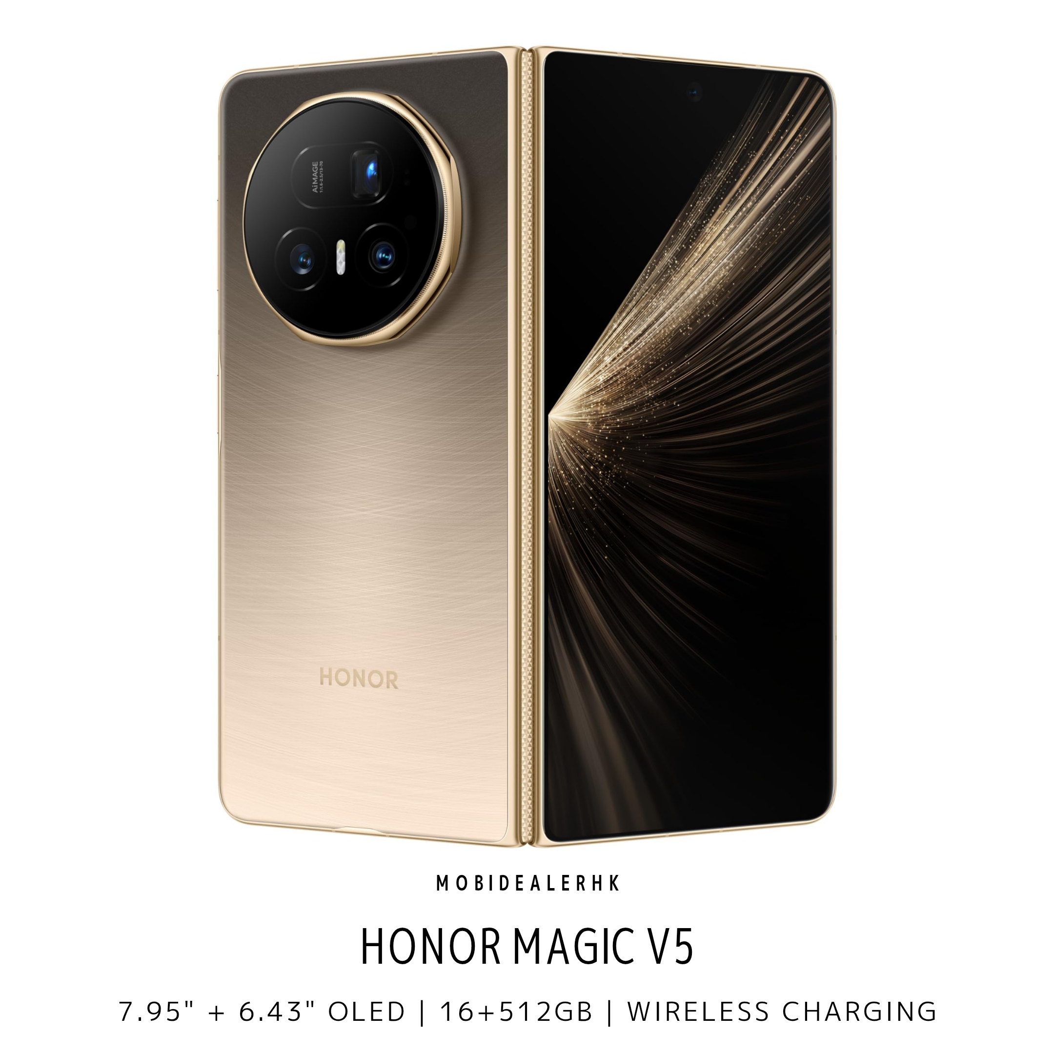 Honor Magic V5 | 榮耀 Magic V5 | 5G | 智能手機 | 摺疊手機 | 8.8mm 超薄 | 64MP 潛望長焦 | 5820mAh | 66W 快充