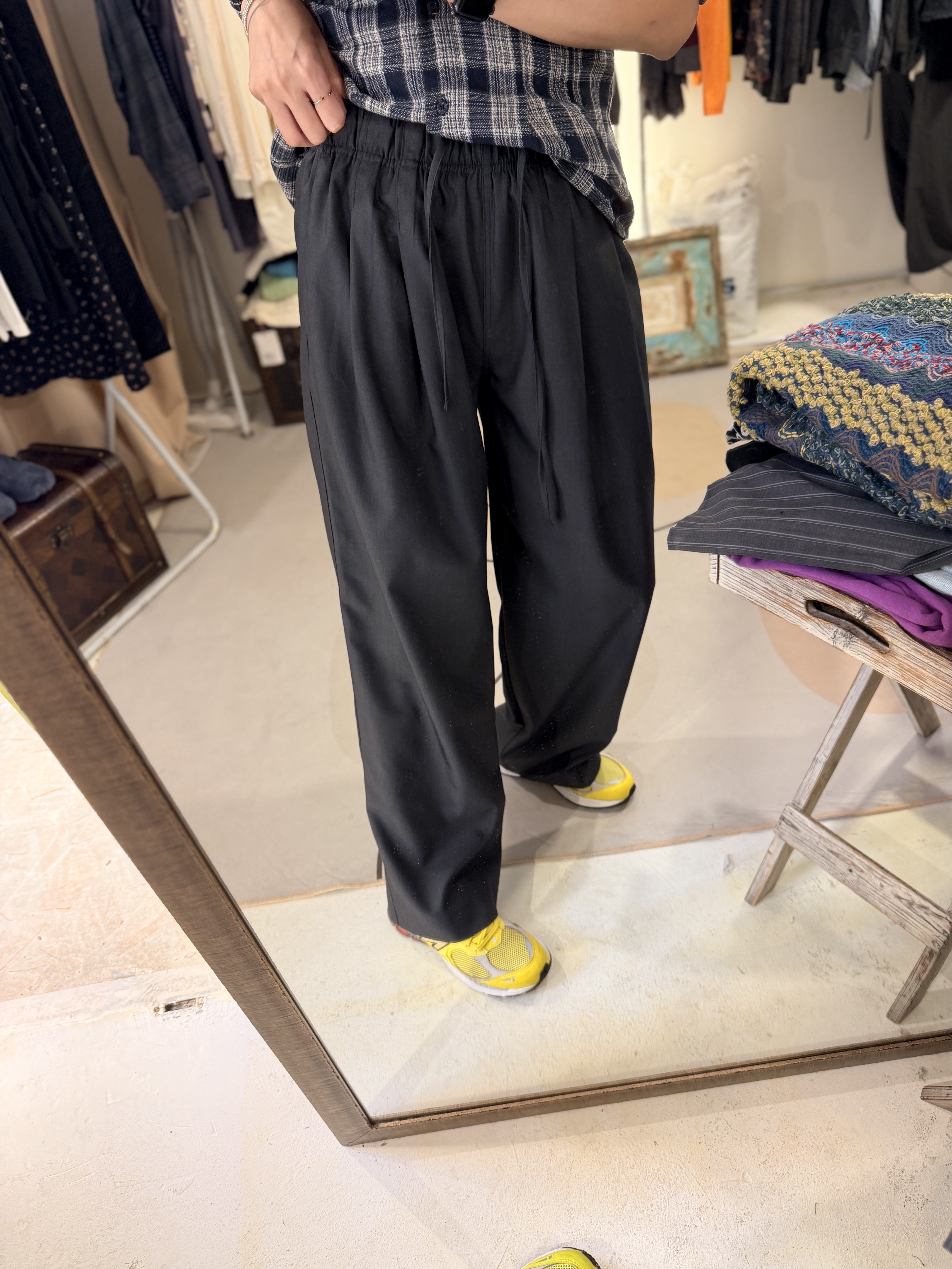 Elastic waist pants