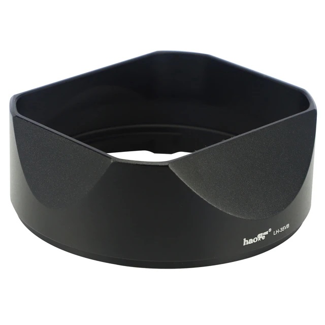 Haoge LH-X18 Bayonet Square Metal Lens Hood Shade With Cap For Fujifilm