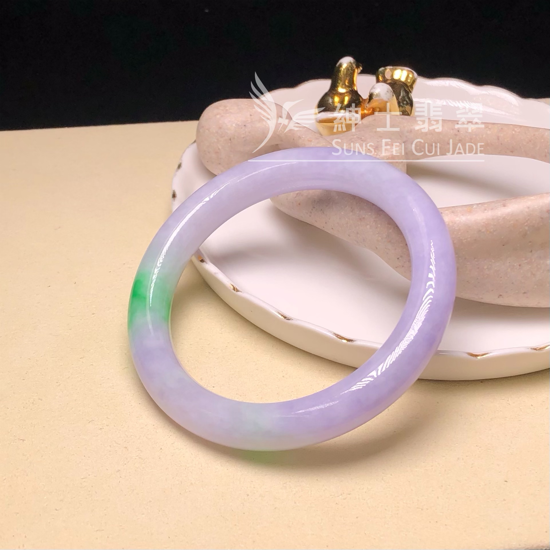 C06319會卡藍紫春彩福鐲58.5mm