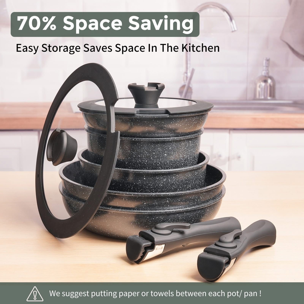 百年中華老字號張小泉 星石系列廚具套13件套黑柄