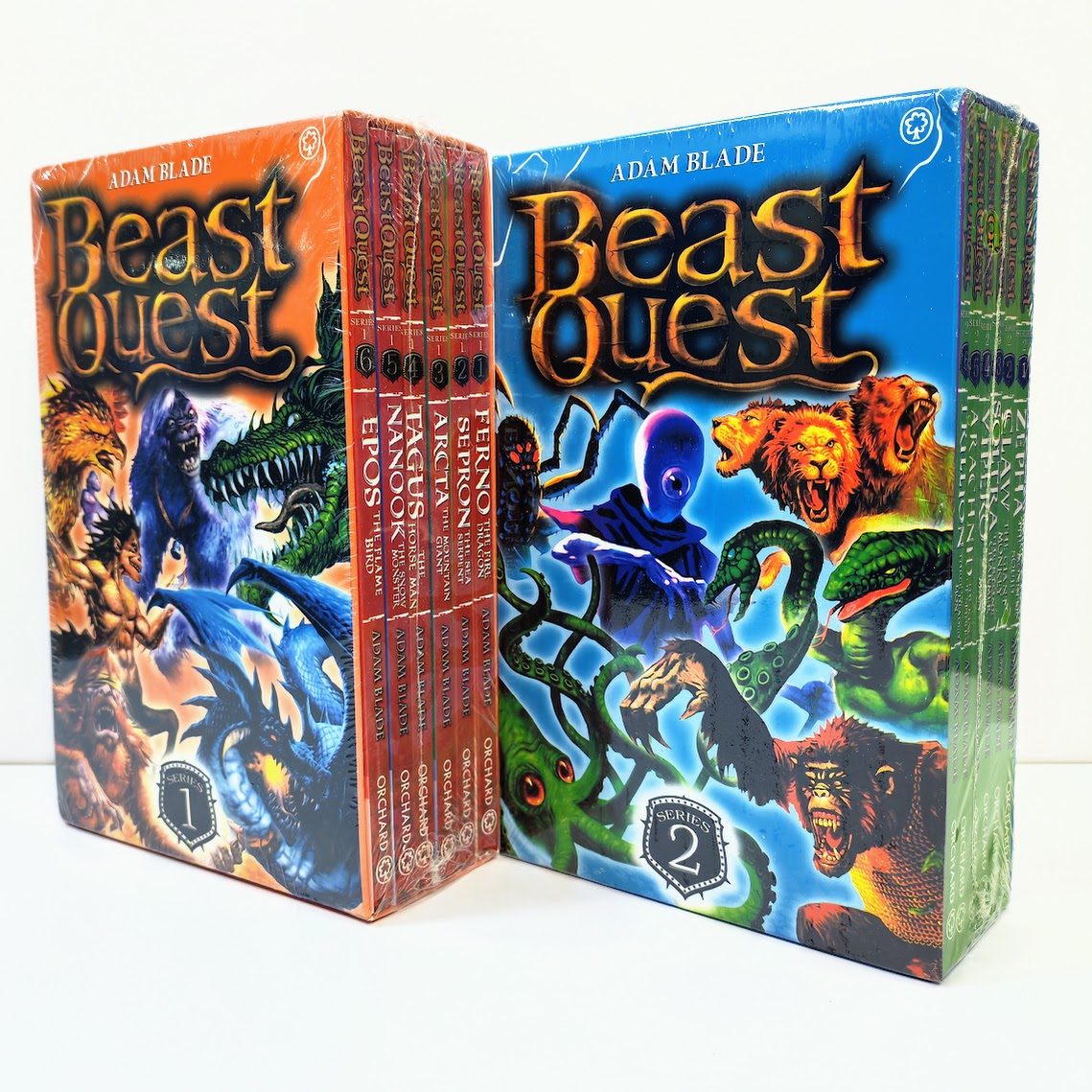 Beast Quest 1-2 2 set 12 books |追擊野獸小說12冊 冒險刺激 章節橋梁書B170	