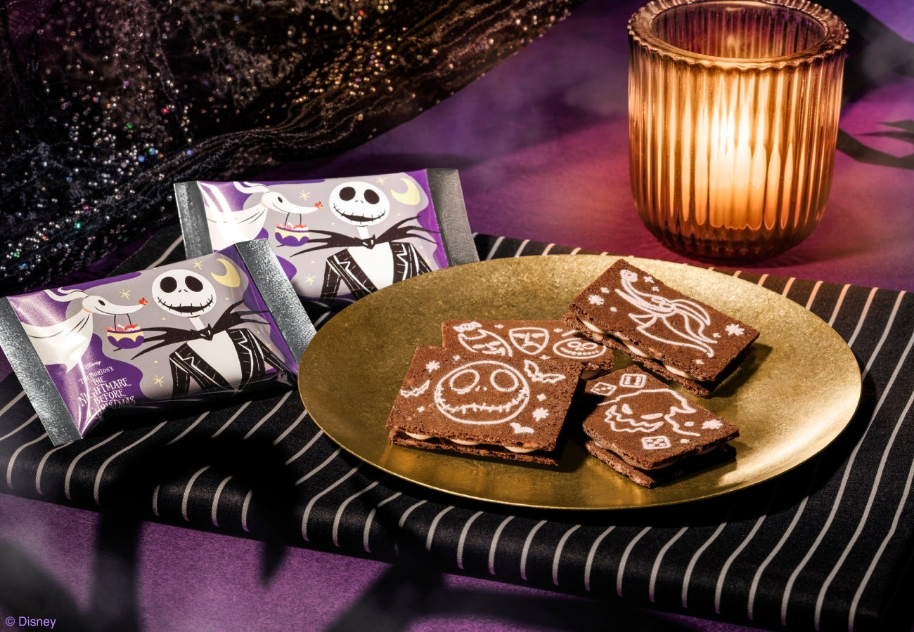 🌸 【預訂】Jack White Chocolate Sandwich Set(8pcs) - 東京ばな奈 x The Nightmare Before Christmas