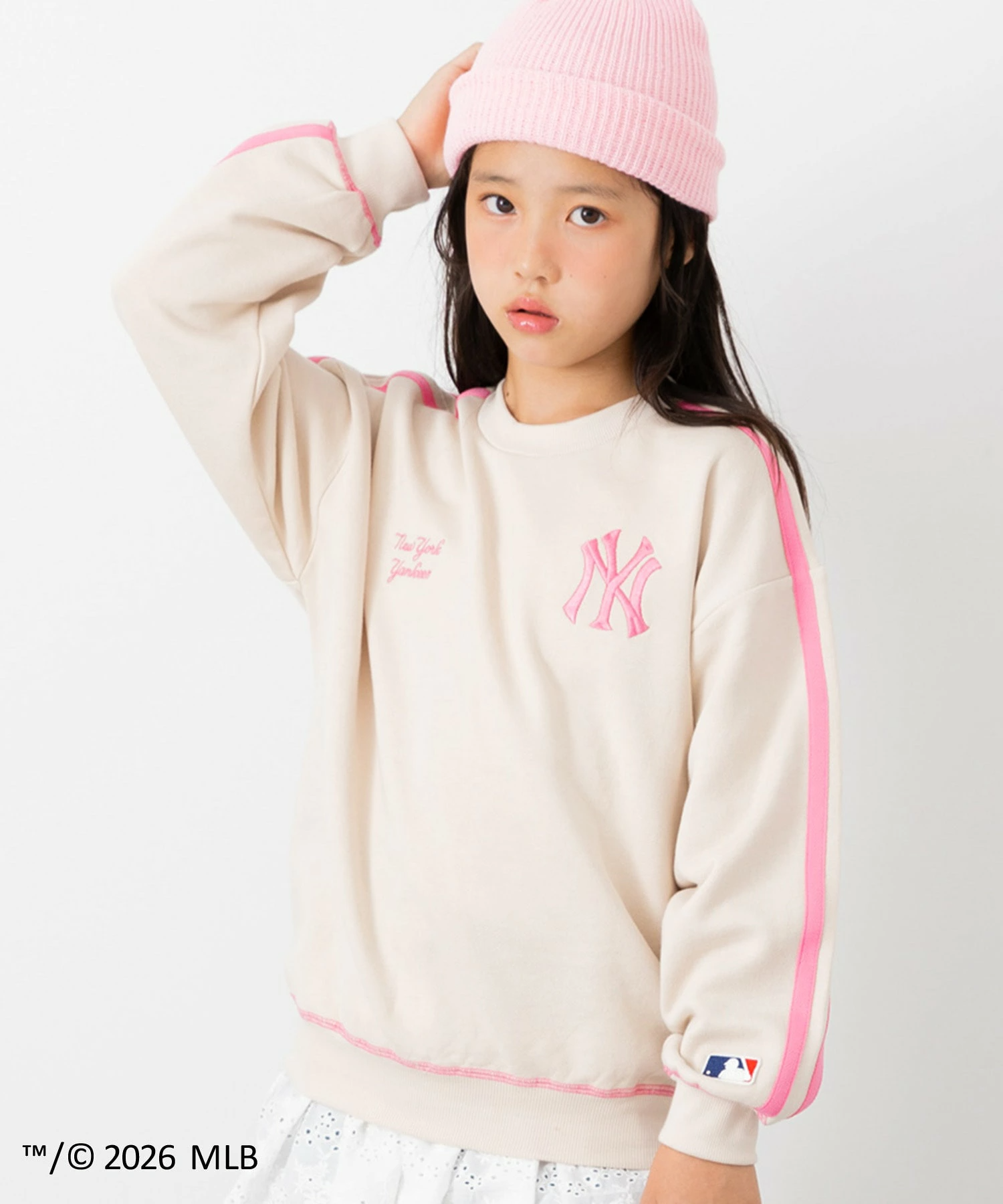 🆕【⭐訂購⭐】 🇯🇵日本直送 🌀#MLB 刺繡束袖衛衣［4款選］🌀 [PLJA-0057] [261107]