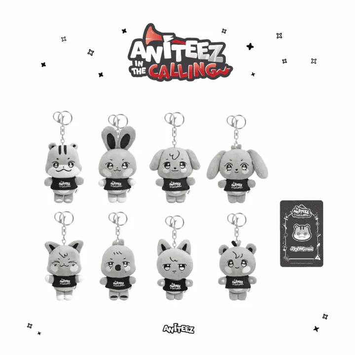 ATEEZ - [ANITEEZ IN THE CALLING] PLUSH KEYRING - JJONGbear