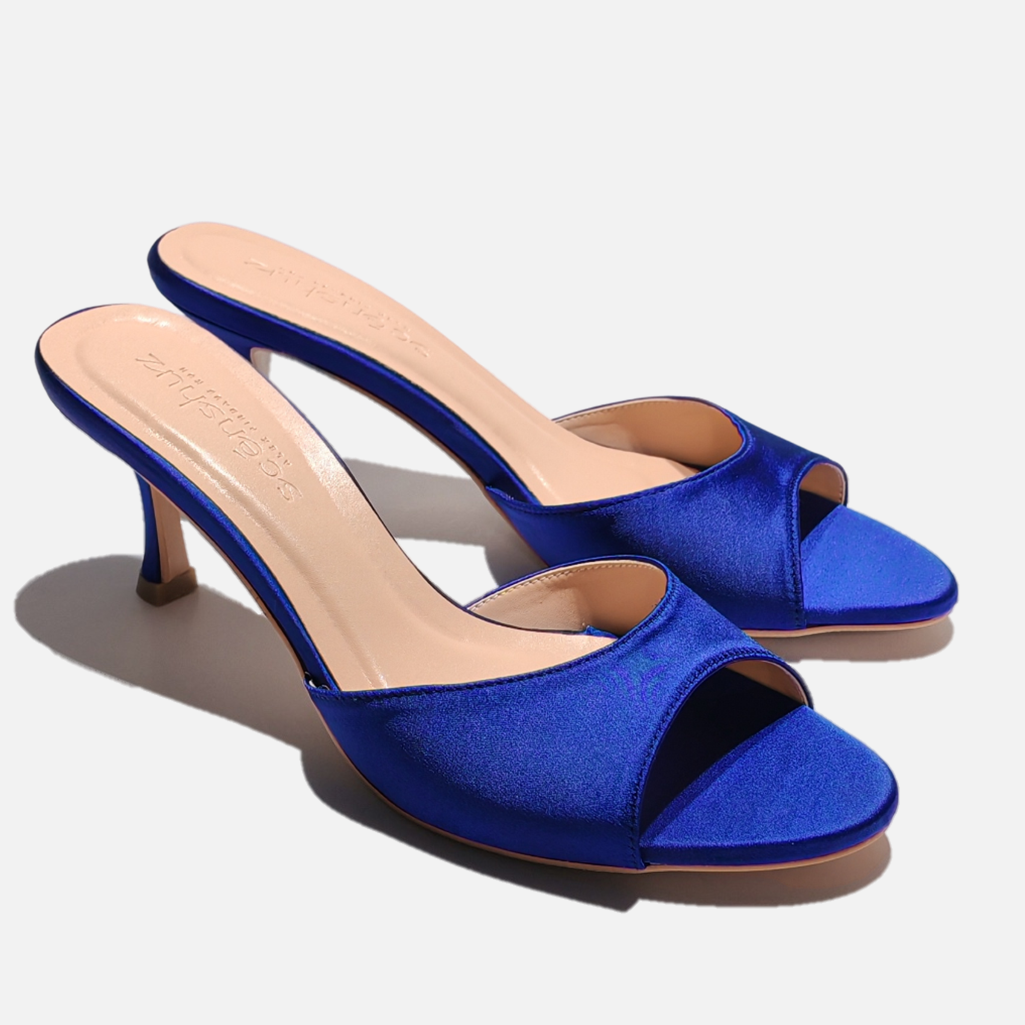 MAYA 65 INDIGO SATIN