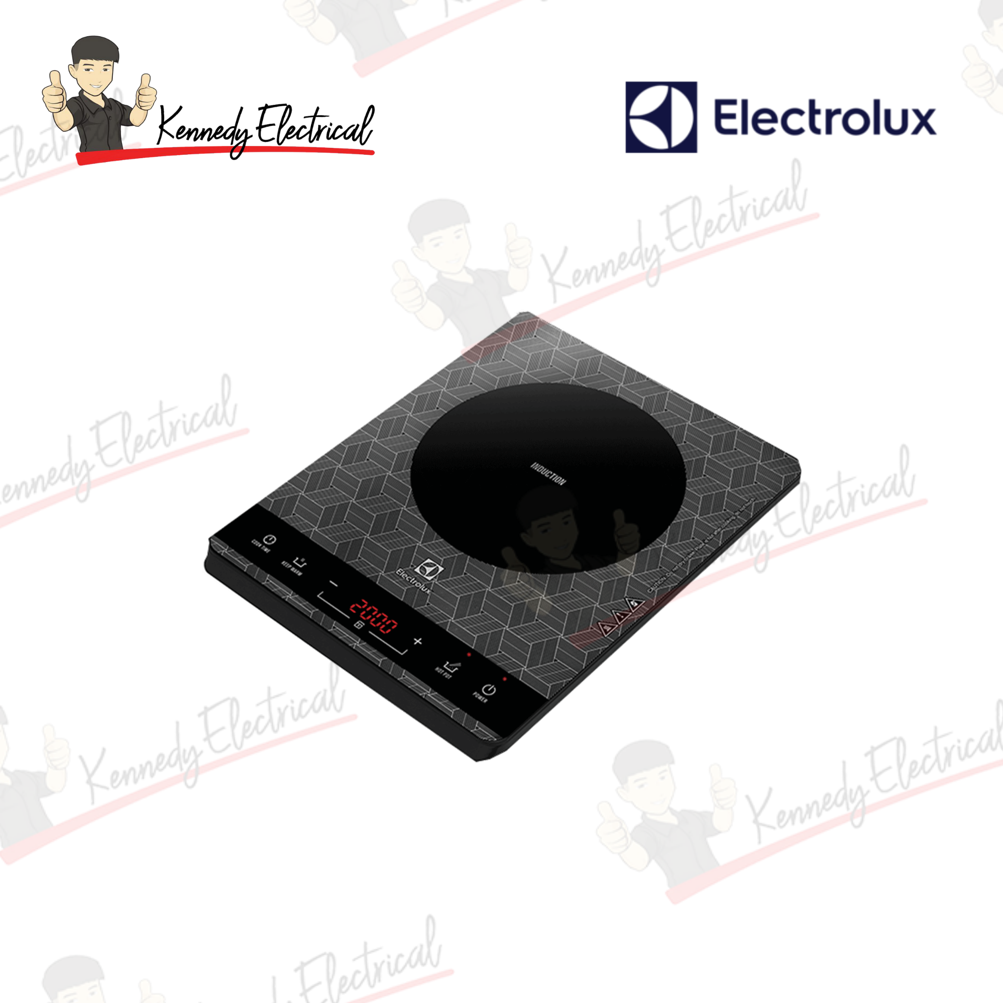 Electrolux Portable Induction Cooker with 8 Power Levels (ETD29PKB)
