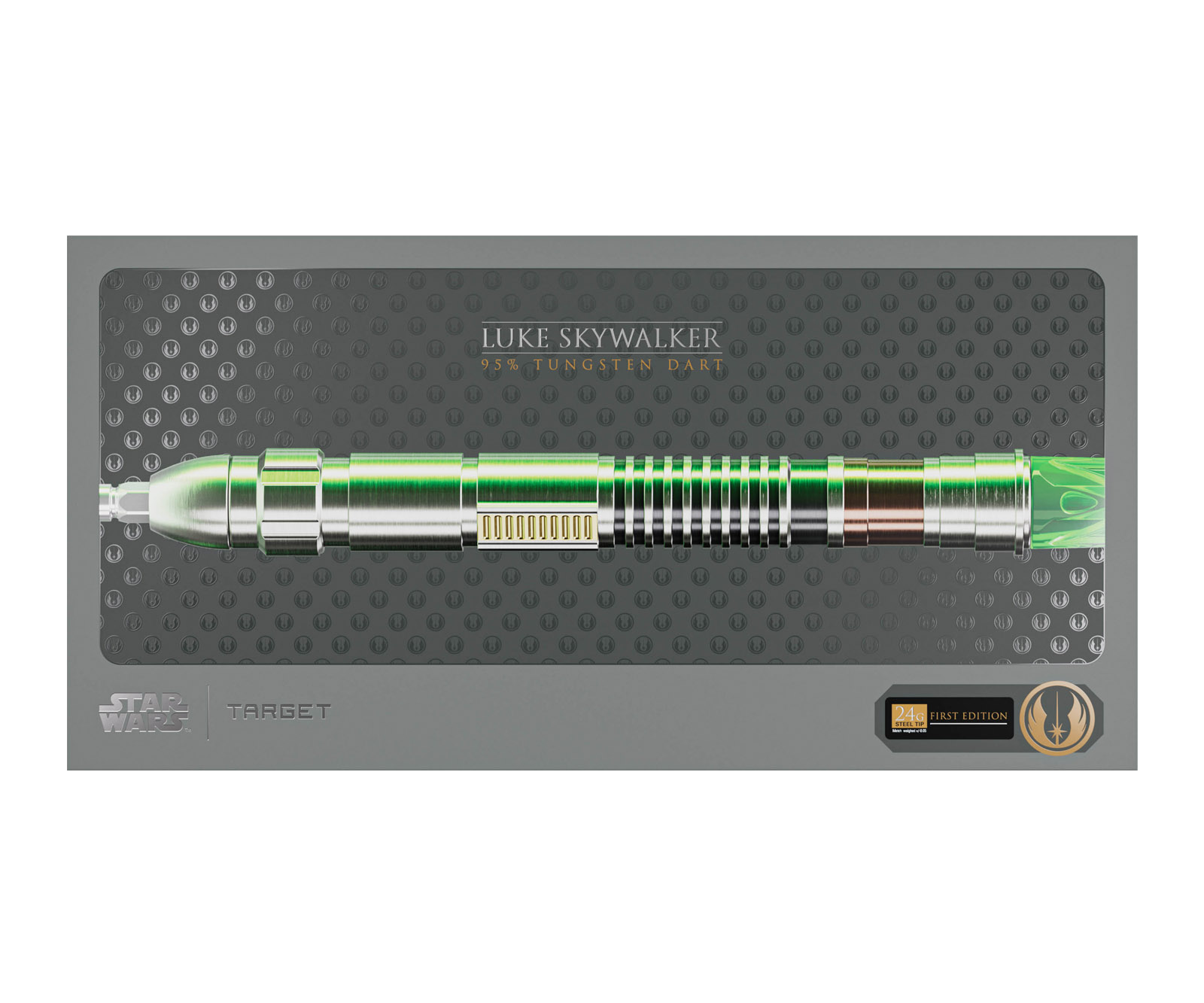 TARGET STAR WARS LUKE SKYWALKER LIGHTSABER FIRST EDITION SP Steel