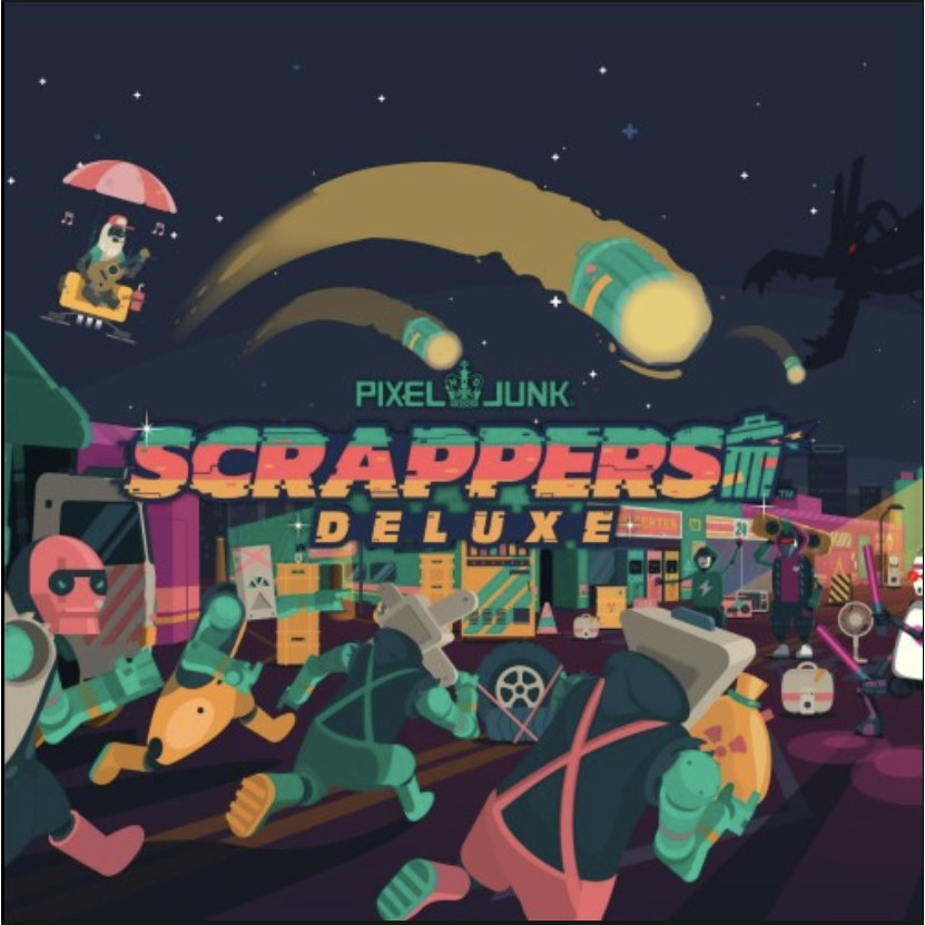 (🔥NEW RELEASE🔥) Pixeljunk Scrappers Deluxe (Nintendo Switch) Digital Download