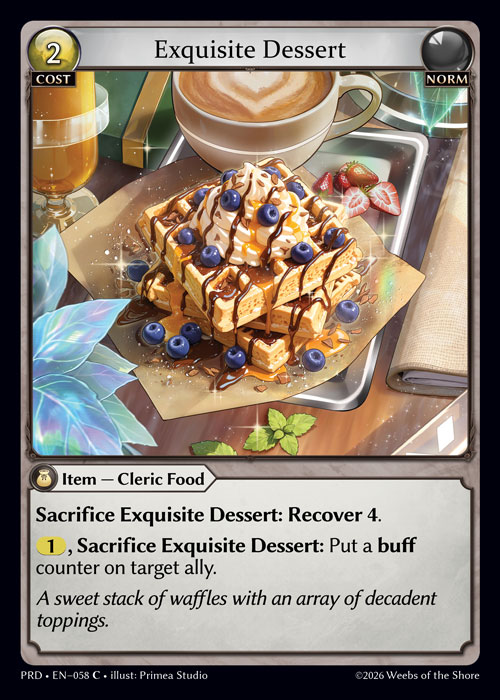 Exquisite Dessert / PRD-058 (C)