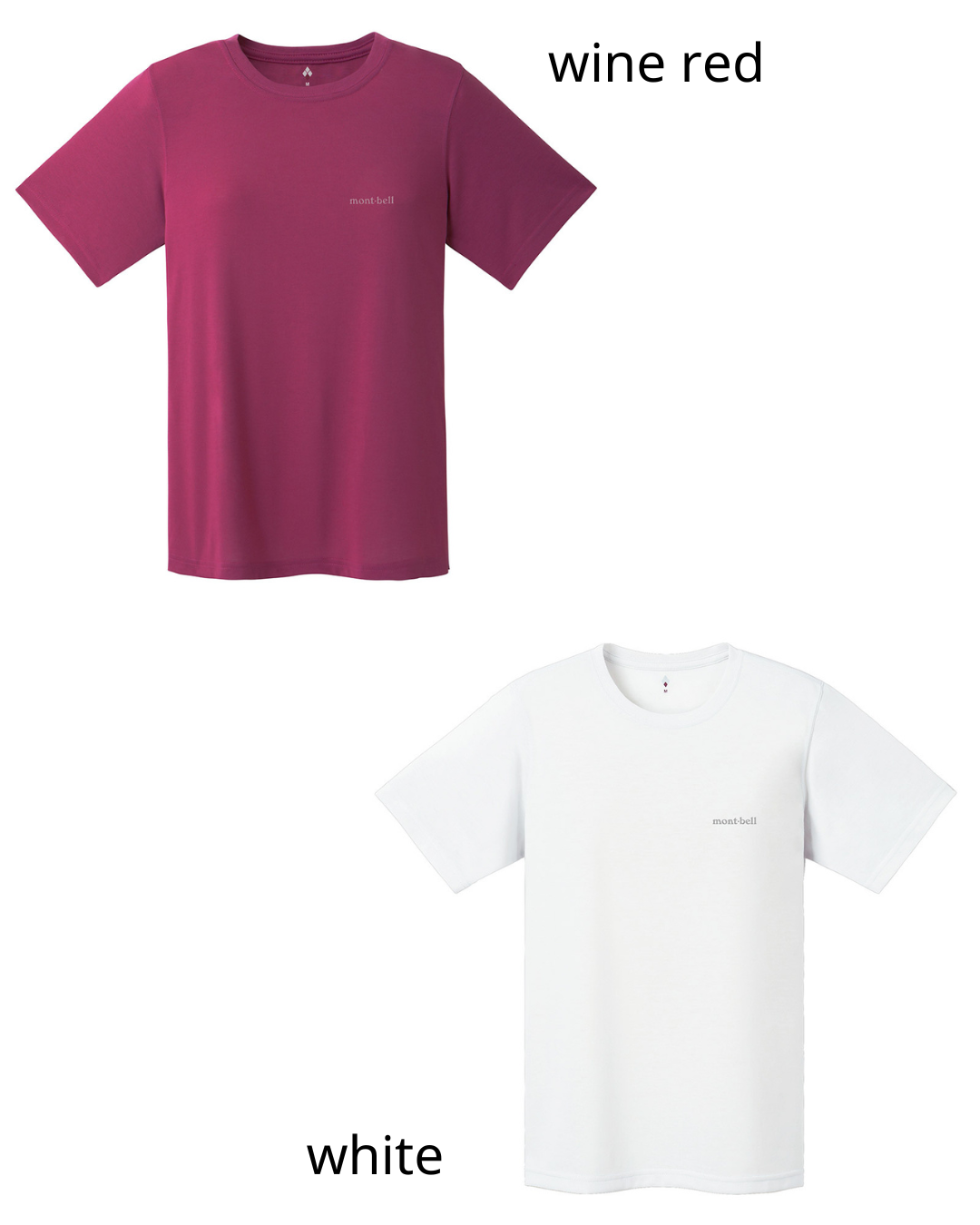 日本代購【 2026新色 日本直送  montbell wickron Logo tee 女裝 簡約 短袖  品牌 標誌 T 恤 | mont-bell 】