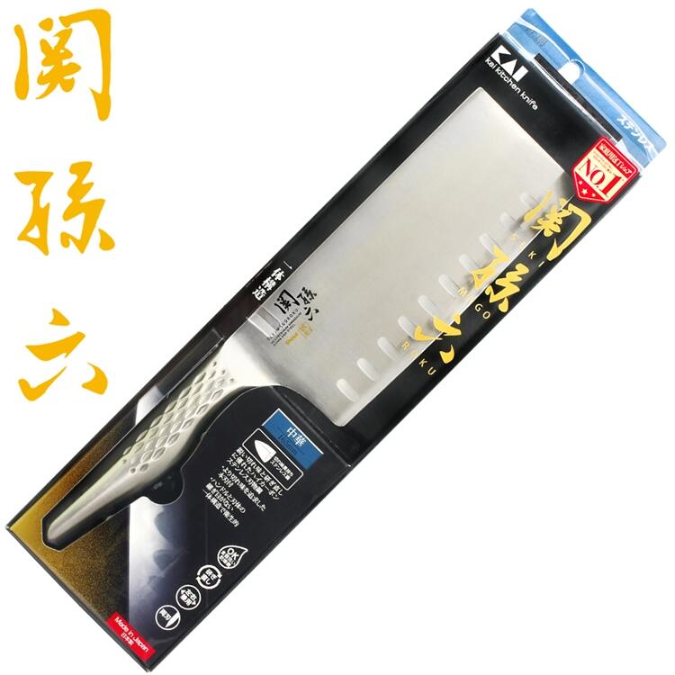 日本製 KAI貝印 關孫六 匠創 中式菜刀 165mm