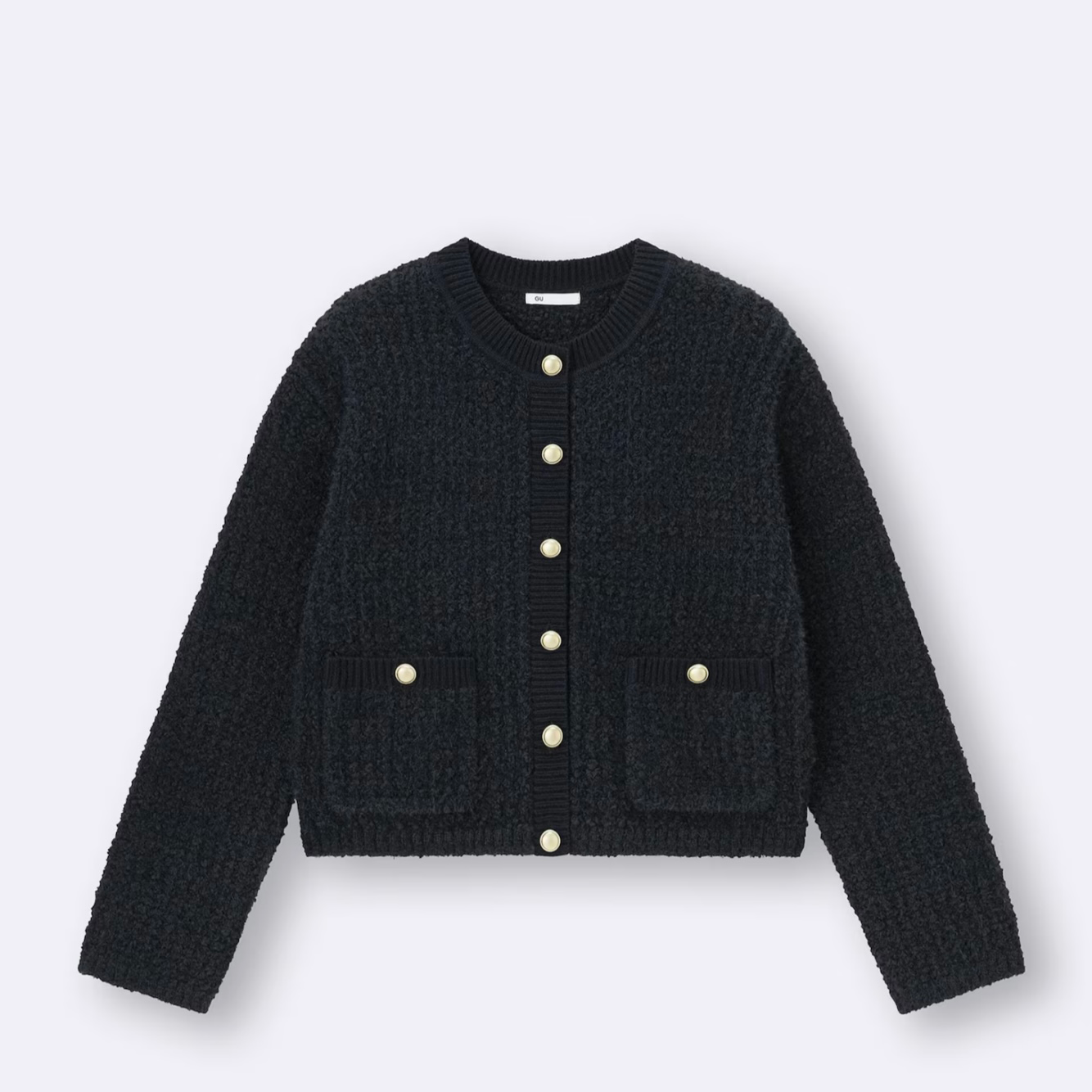 GU Tweed Knit Cardigan