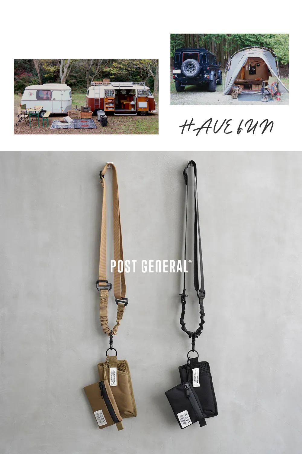 日本直送《Creer》POST GENERAL吊帶側背手機零錢包