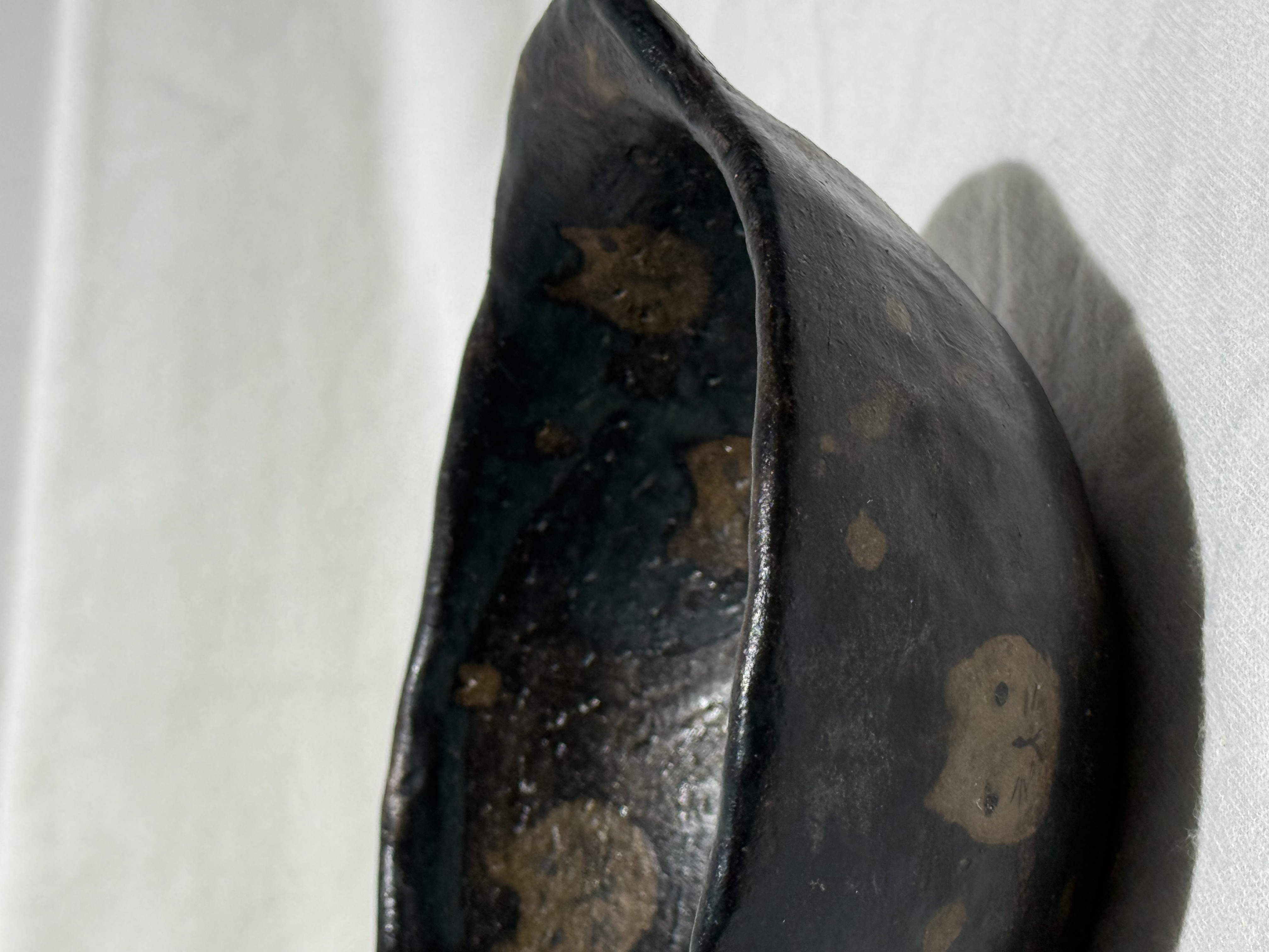 水玉工坊 黑色 貓咪 貓貓 雙耳碗