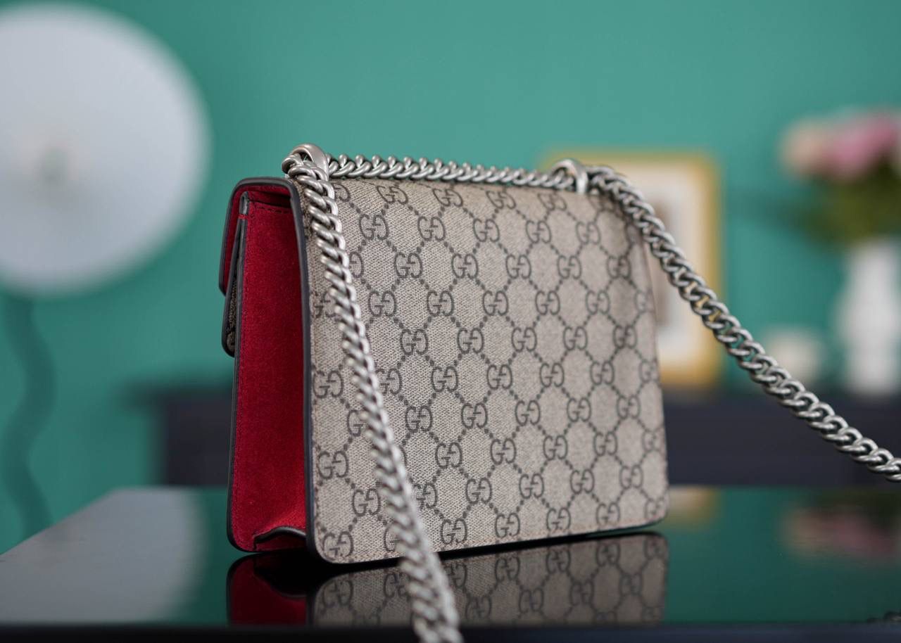 🥯GG Dionysus系列经典酒神 老花红 20cm GG家长青款，酒神里面的经典基础款 出镜率非常高 简直是穿搭利器 官方款号 421970 尺寸：20x15x5cm