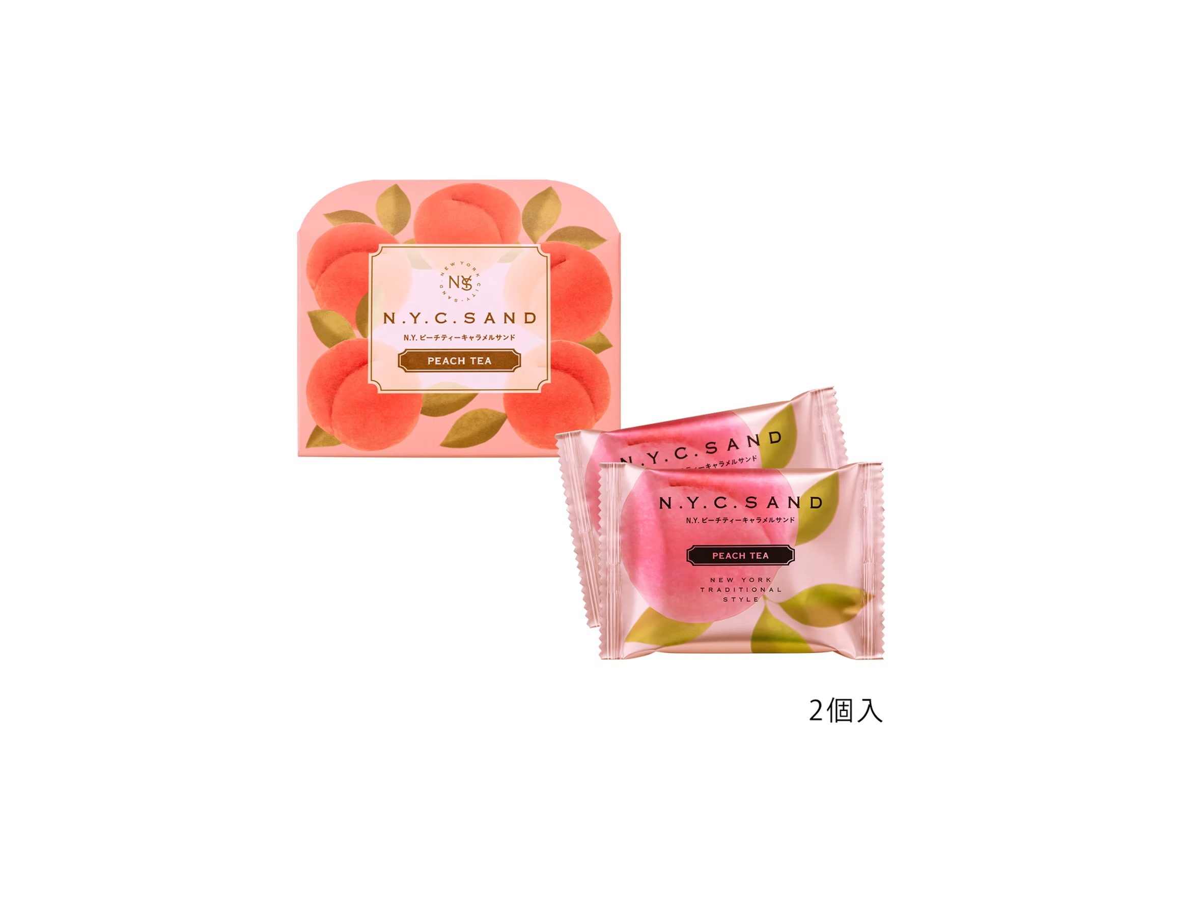 季節限定🇯🇵N.Y.C SAND 蜜桃茶焦糖夾心三文治 8入