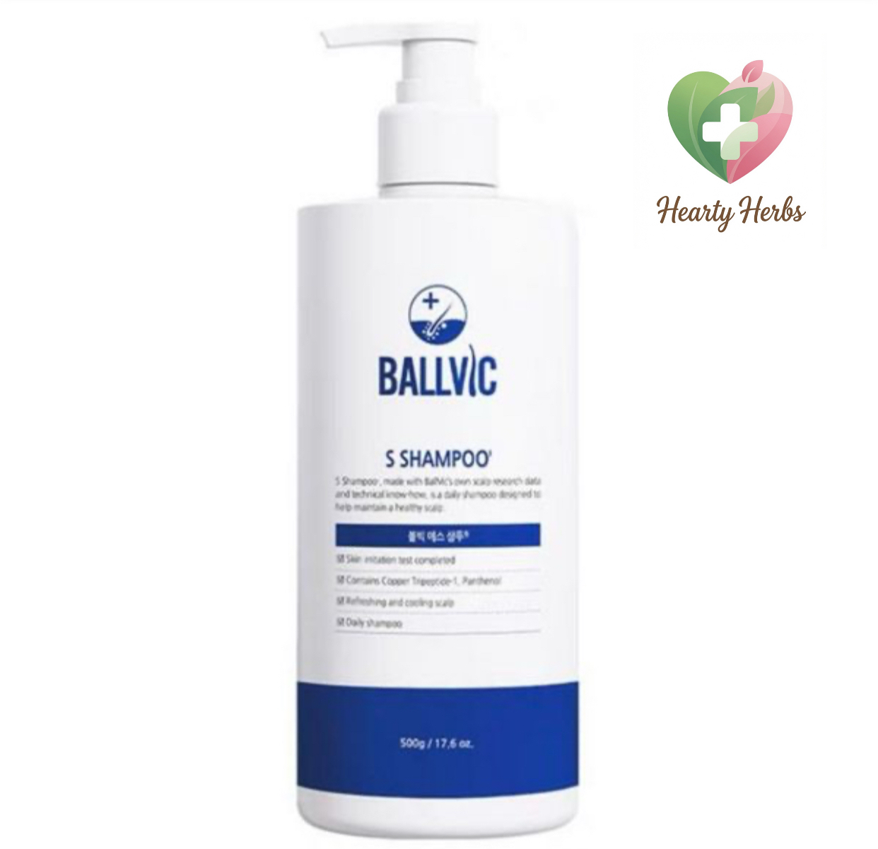 BALLVIC S Shampoo 抑制雄性禿男士防脫生髮洗頭水 