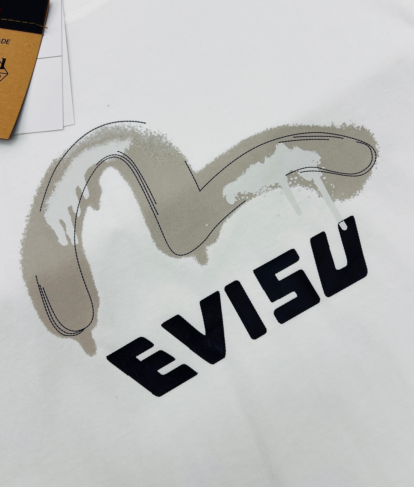 EVISU 潑墨大M 短袖Tee 