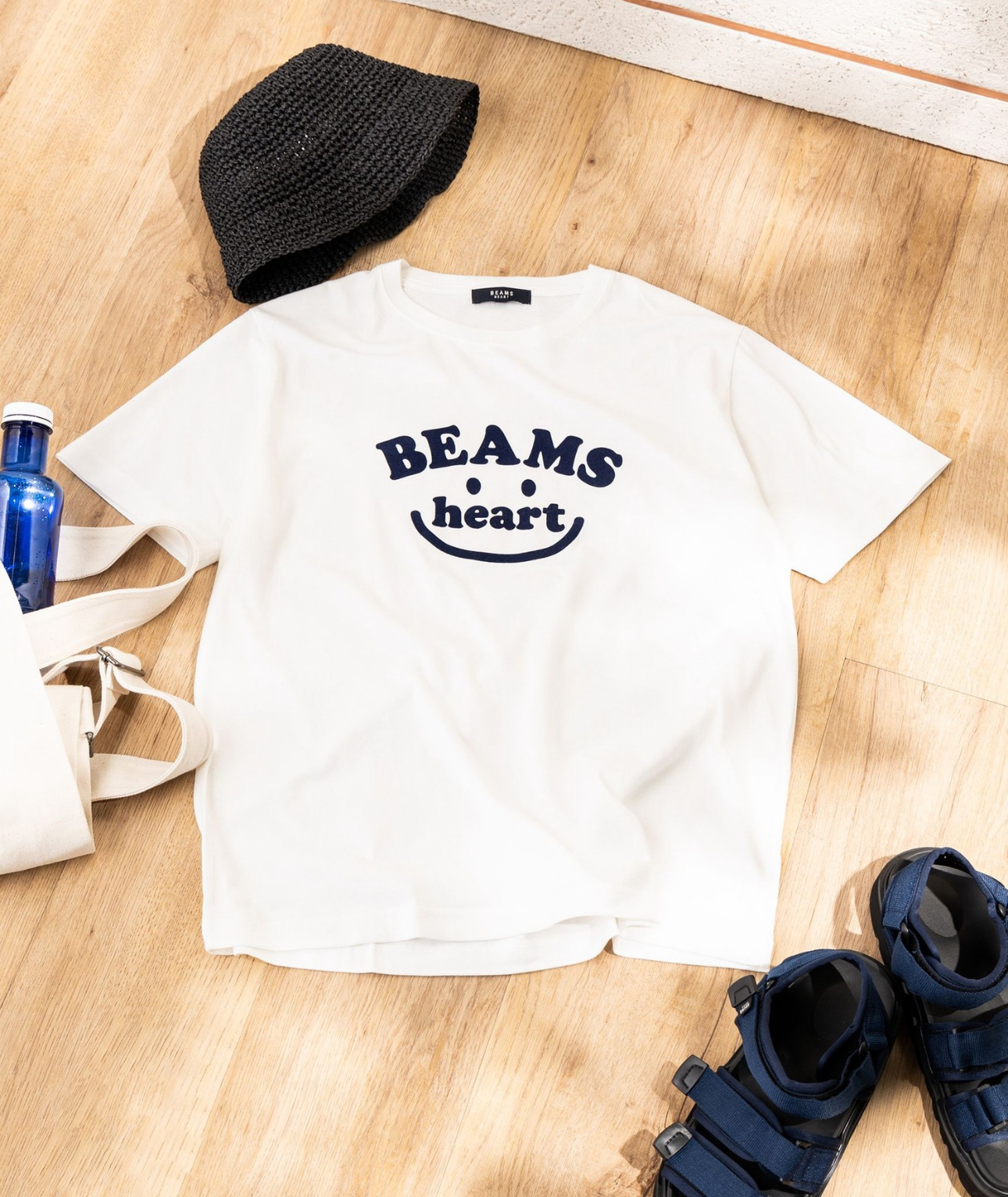 日本BEAMS Smile Logo Tee