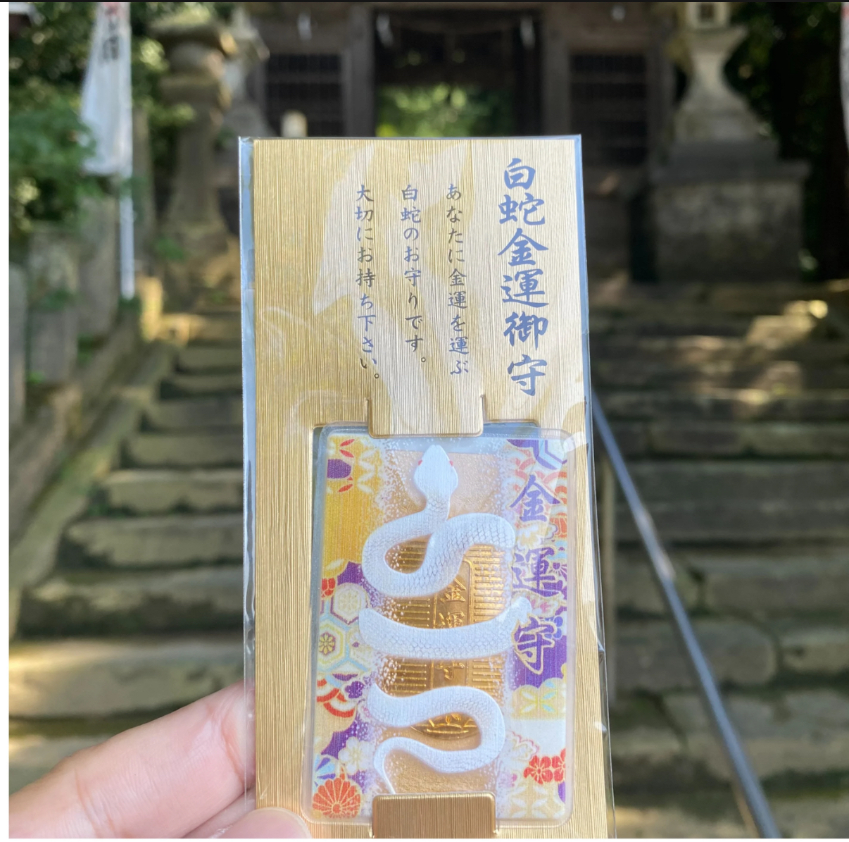 日本神社 彥嶽宮金運御守