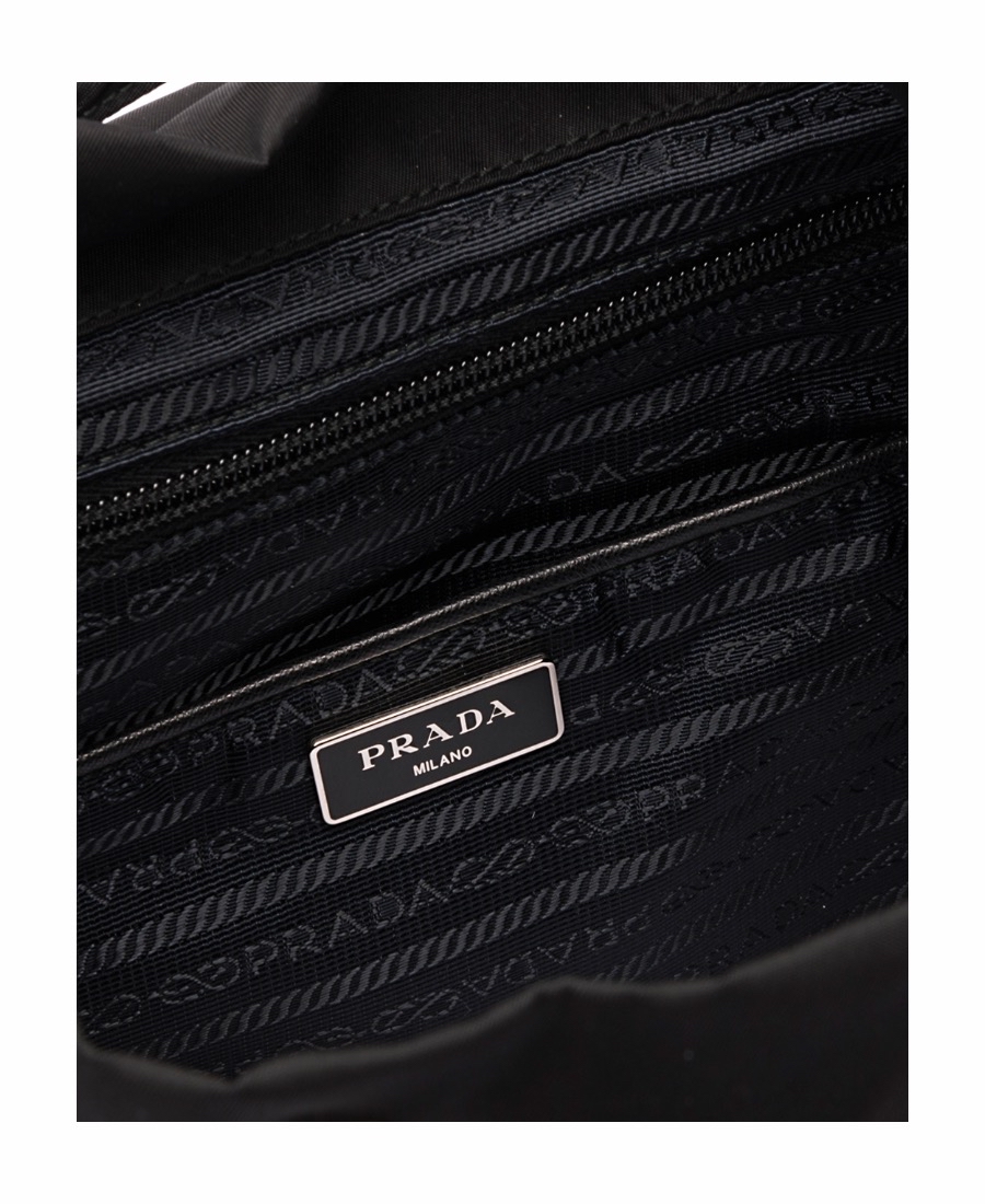 Prada 女士 Re-Nylon徽標小號雙肩包均碼碼小號、23.5cm*12cm*28cm