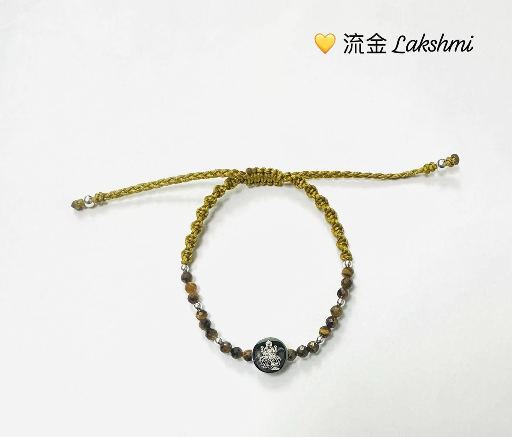 TH-2603-O-泰國百萬富翁金箔廟：八大願力開運手繩 