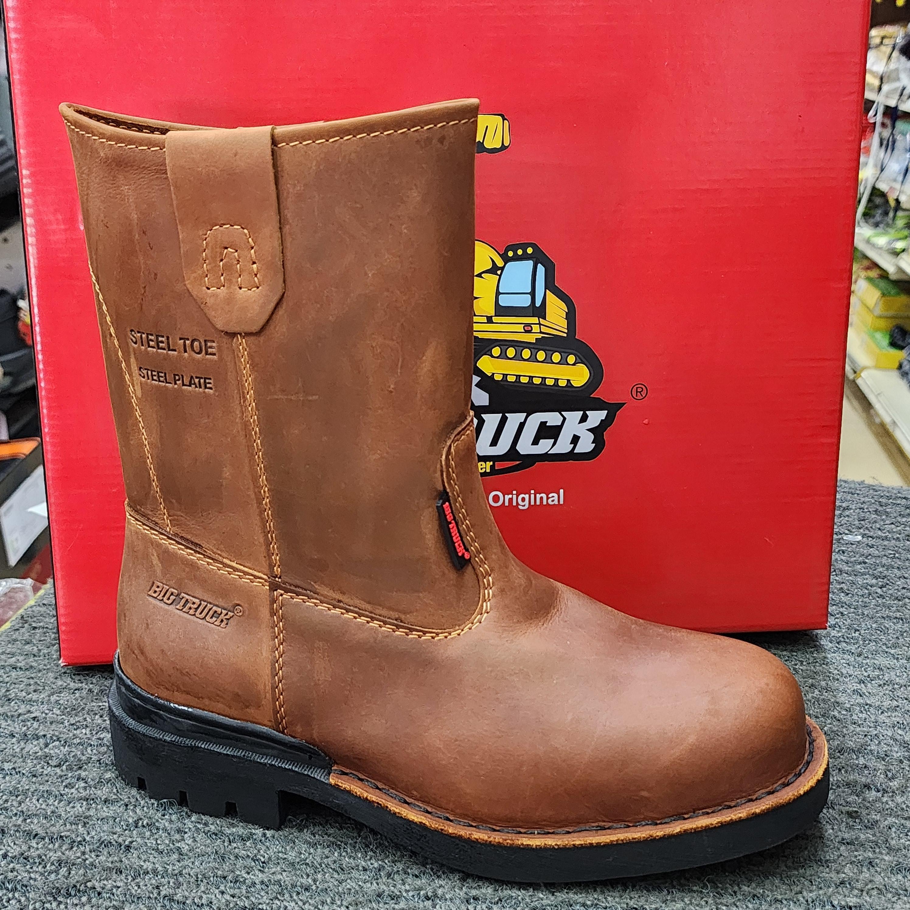 Kasut Big Truck Men's Safety Boots Pull On  SS 8018 