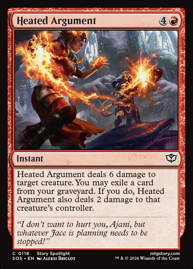 [EN] [Foil] Heated Argument [SOS-118] C