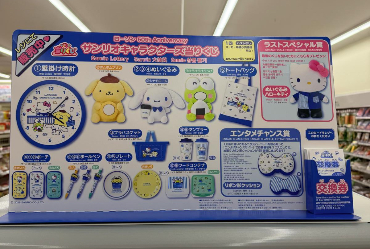 Lawson x Sanrio 一番抽