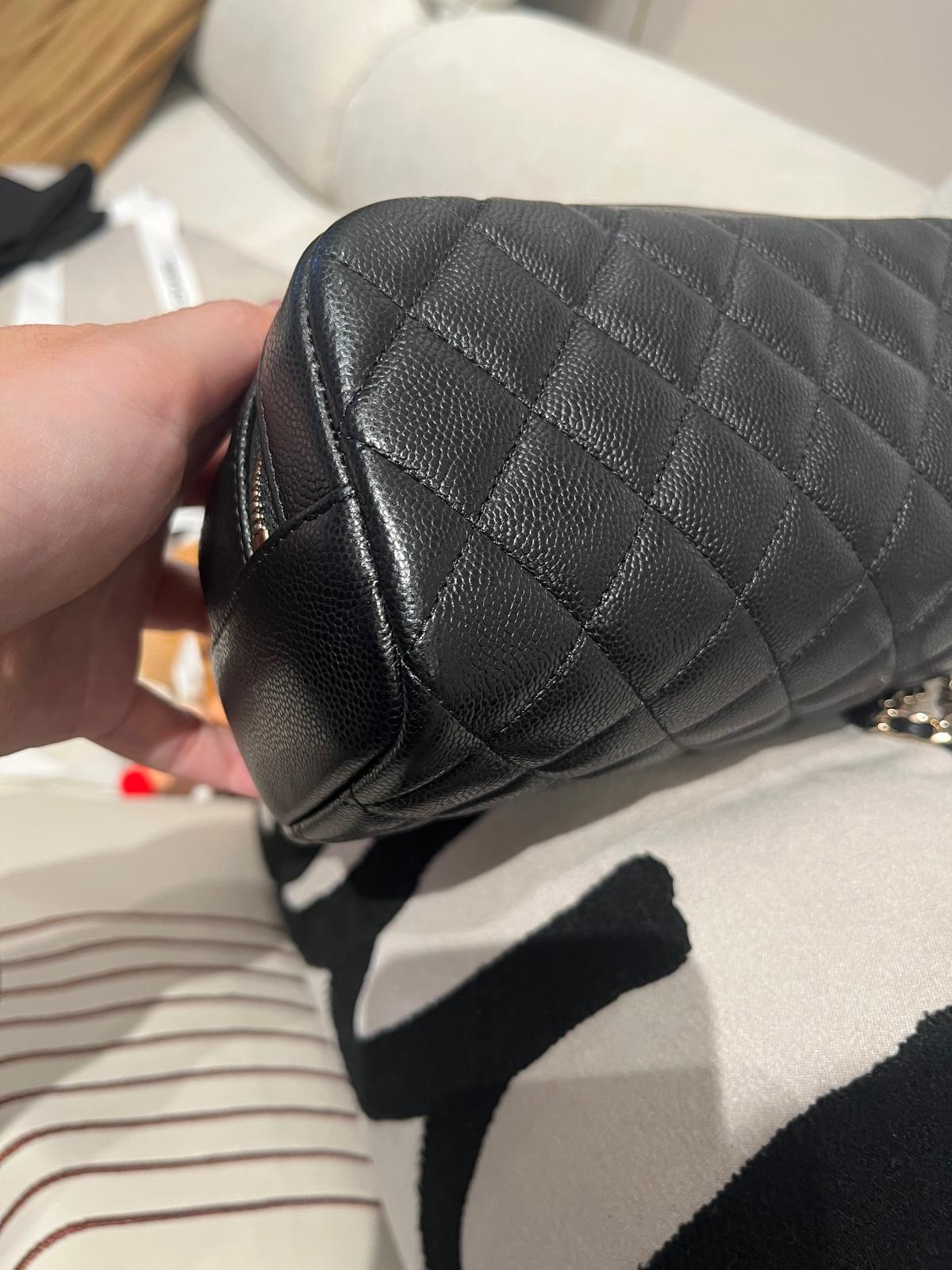 全新 Chanel Caviar Skin Gold Tone Metal Zip Pouch AP3702  100%Authentic,全新未使用品unused ✅晶片✅Dust ba✅Box