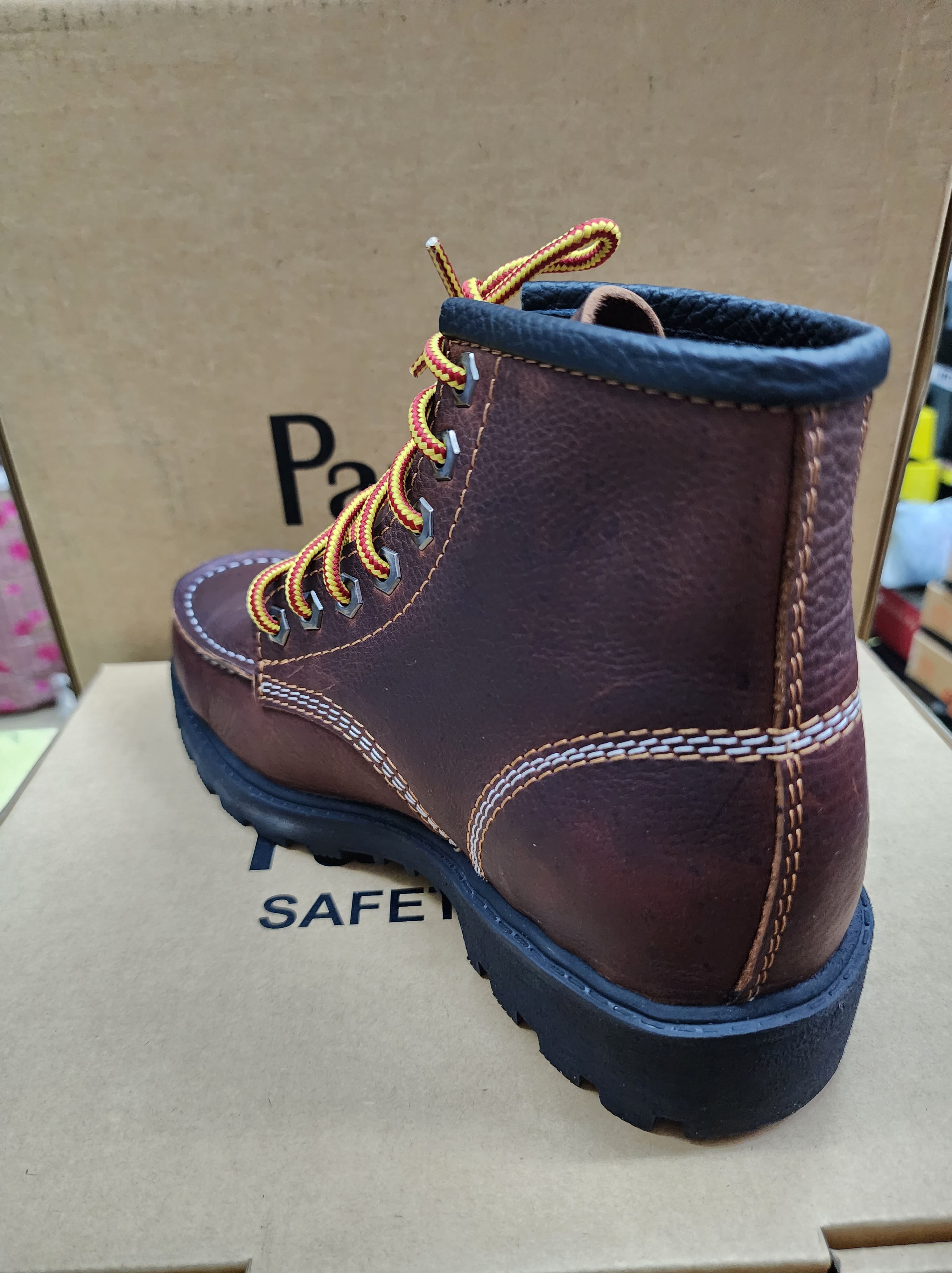 PAWSU MEN'S SAFETY BOOT / STEEL TOE PLATE HEAVY DUTY SAFETY BOOT / KASUT KERJA LELAKI PS905 SAFETY SHOES Kasut Keselamatan