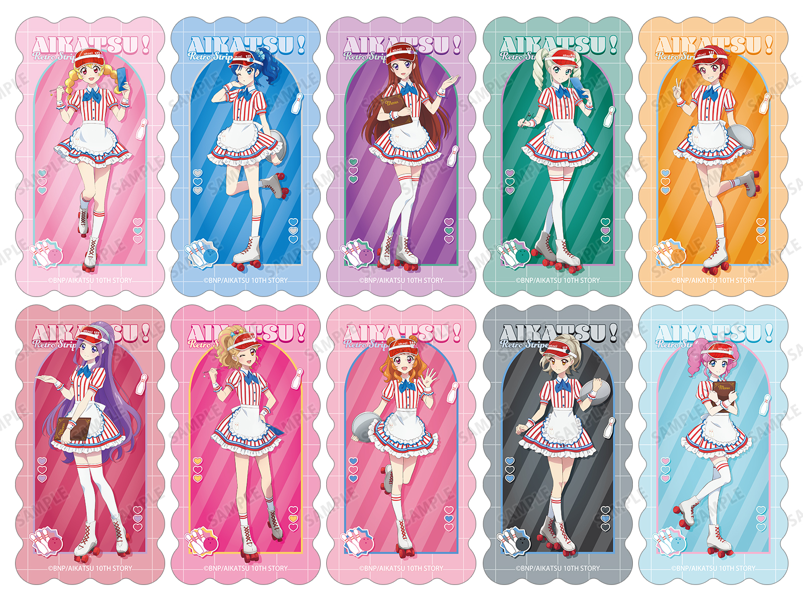 星夢學園 Aikatsu! × ROUND1 vol.2 盲抽貼紙 #P-AKG0312 [armabianca] (PRE-ORDER) [2026/05]