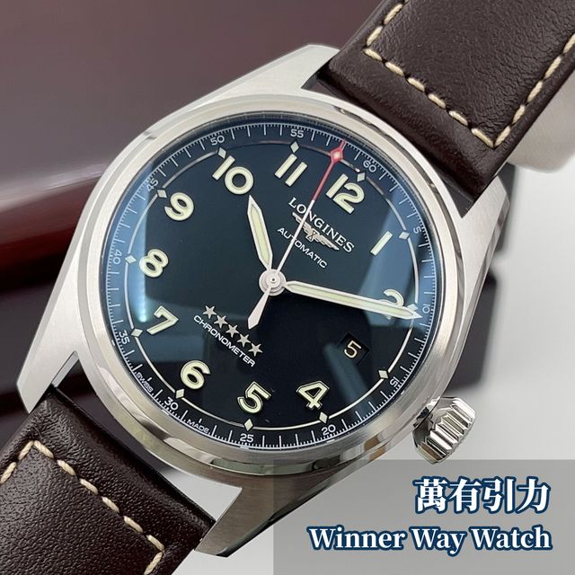 浪琴 先行者皮帶錶 L3.810.4.53.0 | Winner Way Watch