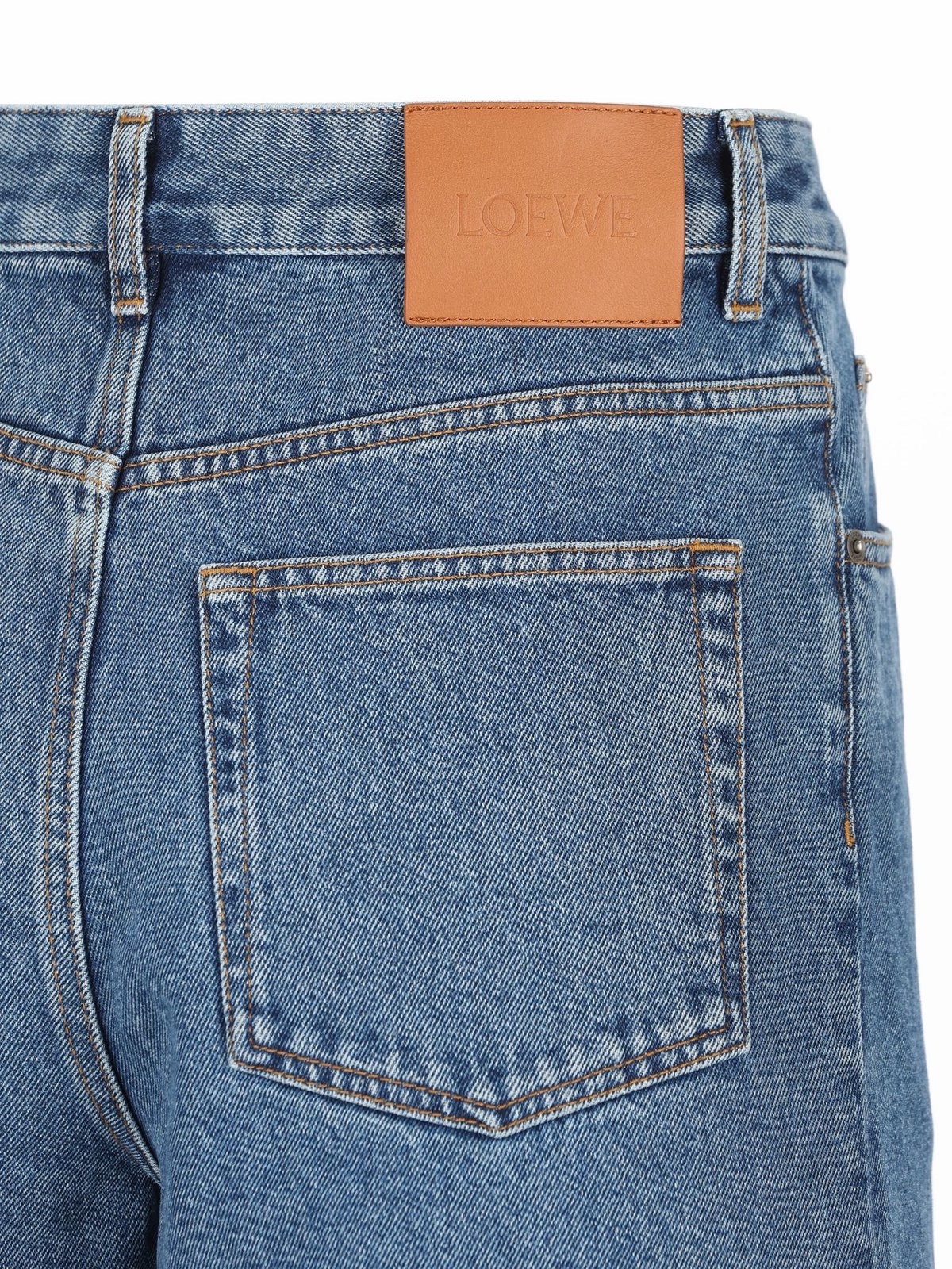 Loewe 男士 腰带环牛仔裤