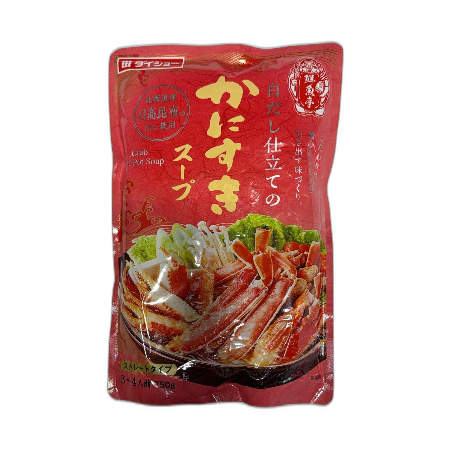 日本DAISHO 鮮魚亭蟹風味火鍋湯底 750g