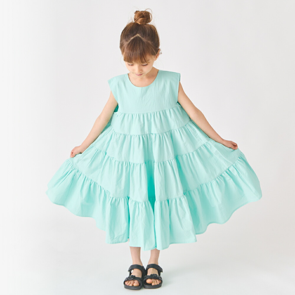 🆕【⭐訂購⭐】 🇯🇵日本直送🌀喇叭A-line 優雅 休閒 層疊 連身長裙［4款選］🌀[ELDA-0124][260513]