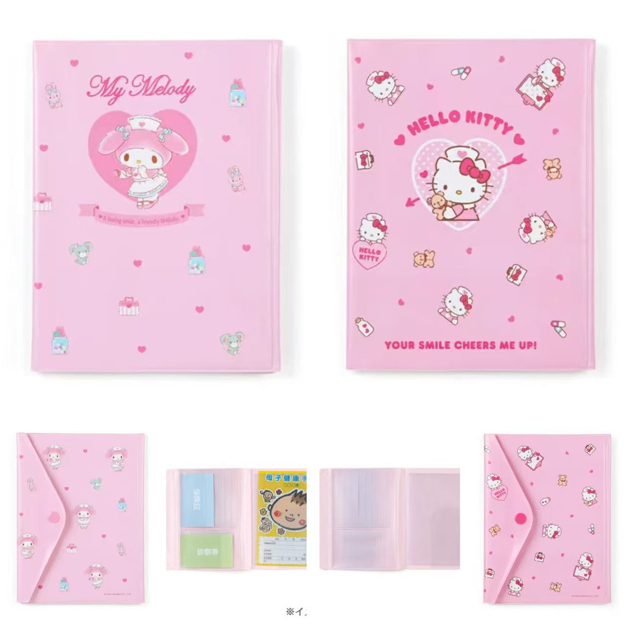 日本直送 Sanrio 便攜多用途多分格收納套（Hello Kitty / My Melody）