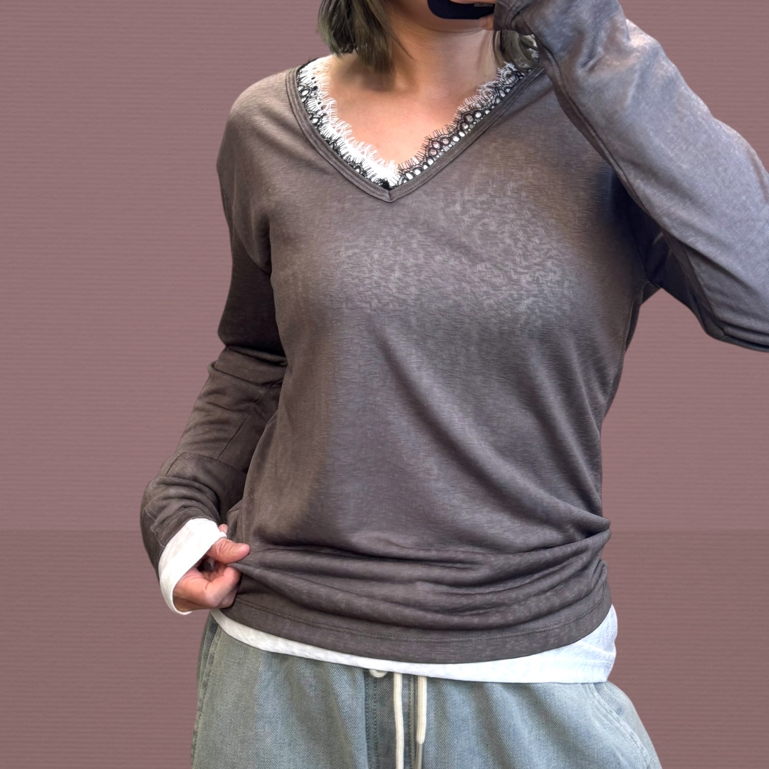 221147 V領喱士邊