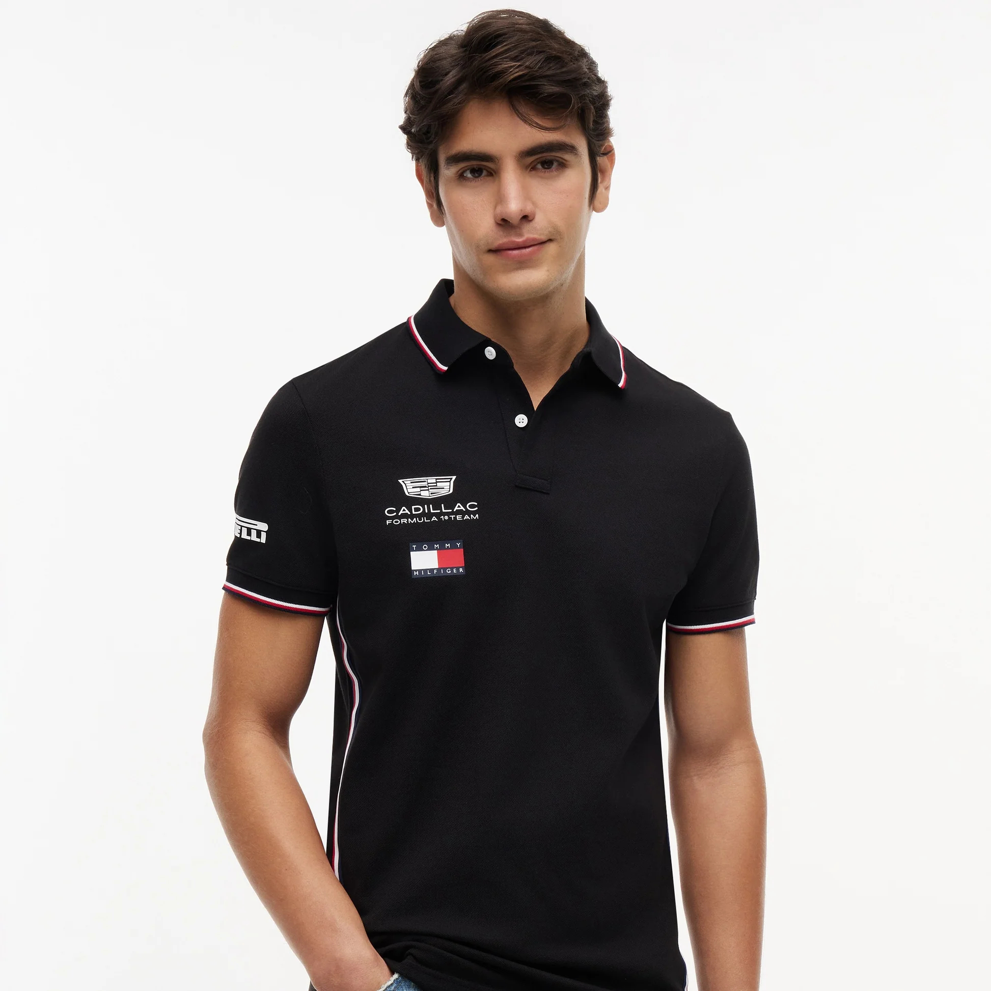 TH x Cadillac F1 Team 凱迪拉克車隊 2026 黑色 Team Polo MN0MN00072YBR