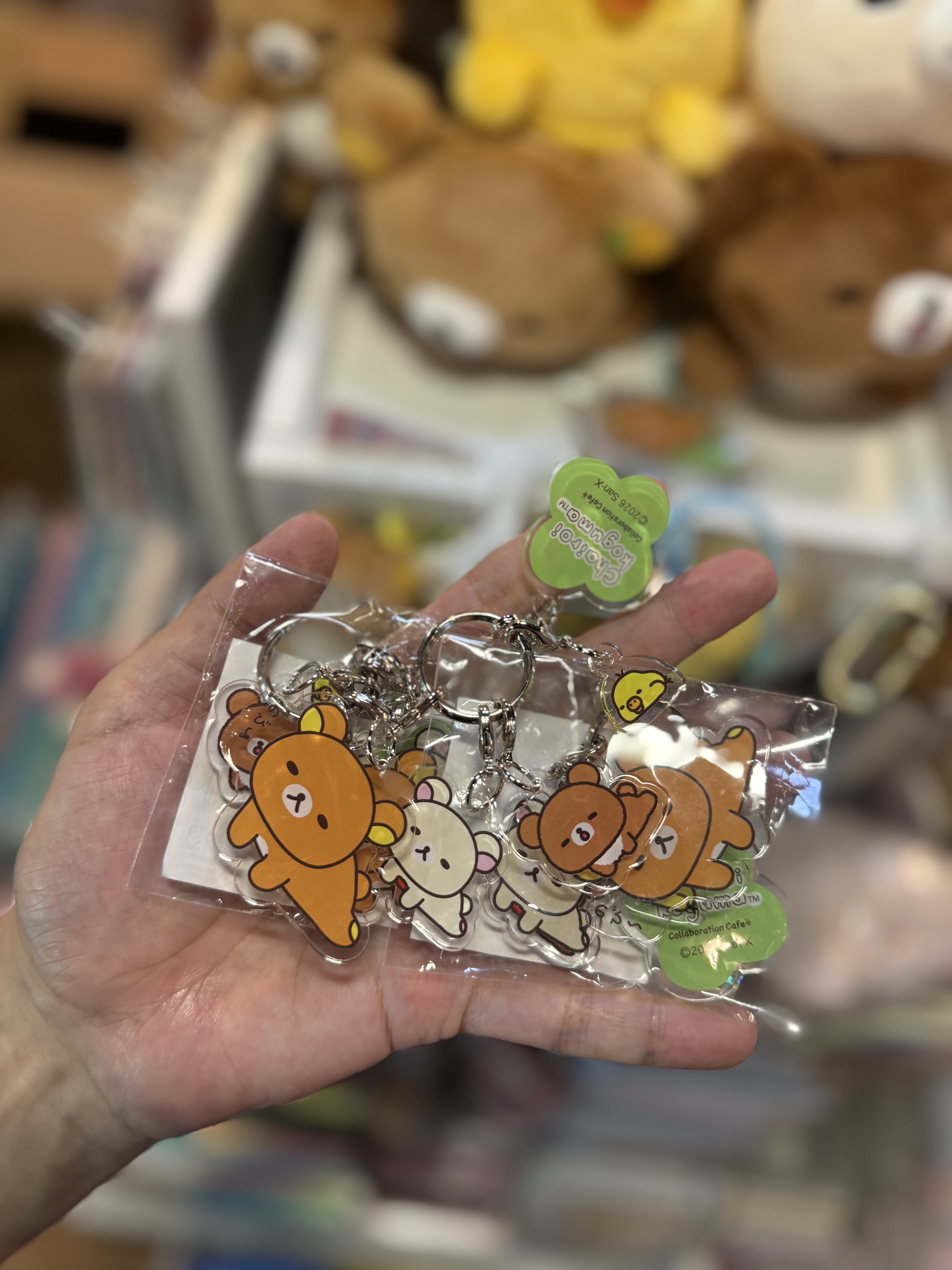 《現貨》全新日本小熊10週年紀念cafe限定匙扣