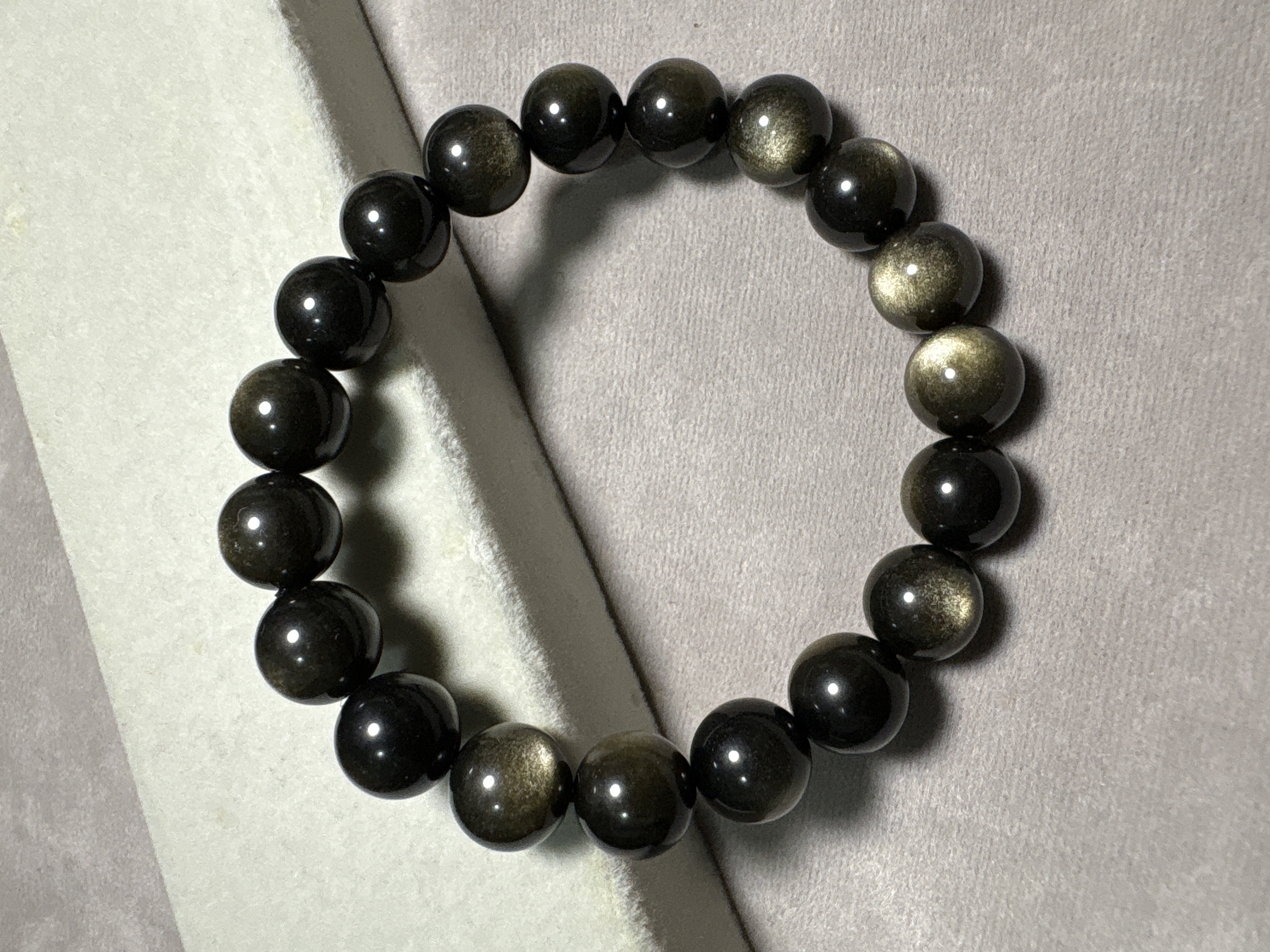 金曜石手串No.4490 ｜10mm珠16cm手圍